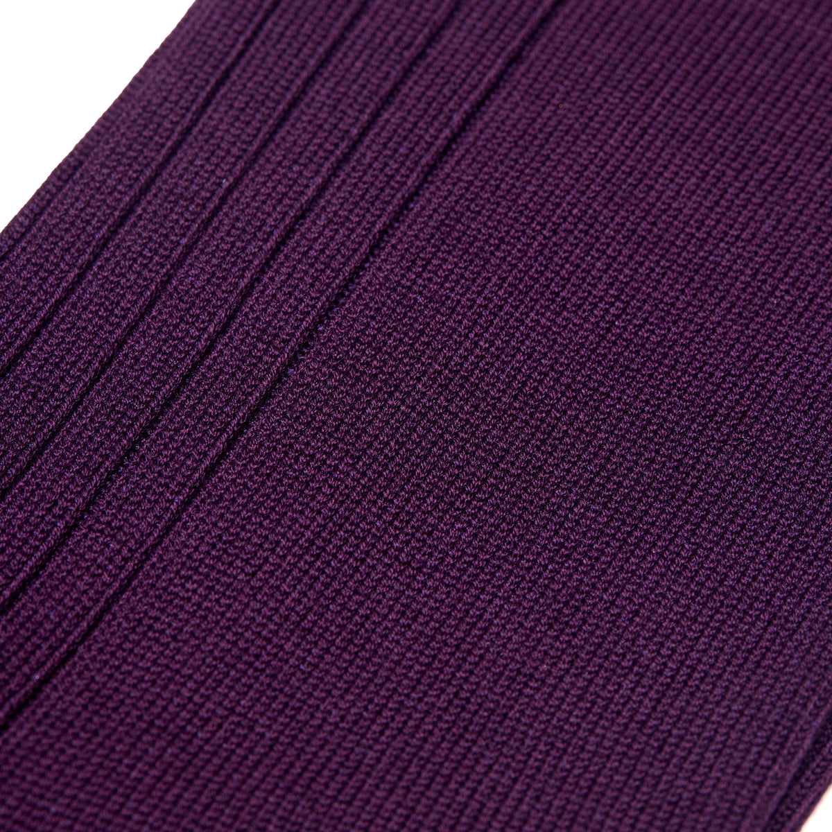 Mi-bas | Aubergine - Super-solide fil d'Écosse