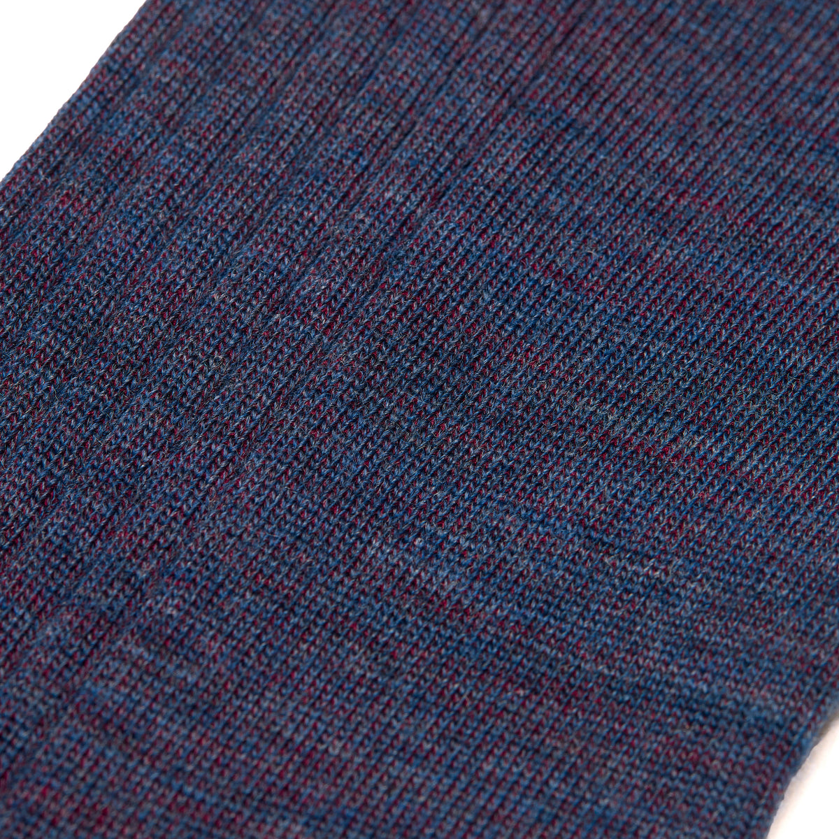 Chaussettes | Bleu acier & Rouge - Super-solide laine mérinos