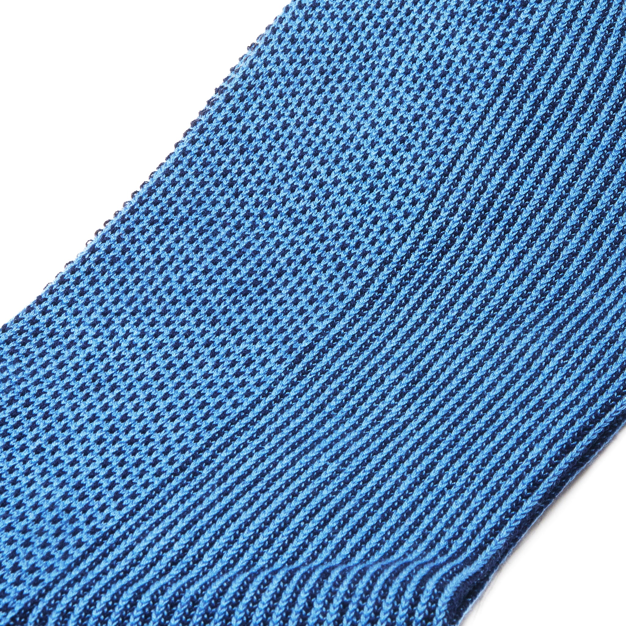 Himmelblau & Marineblau - Kaviar - Super-Solid Fil d'Écosse Baumwolle