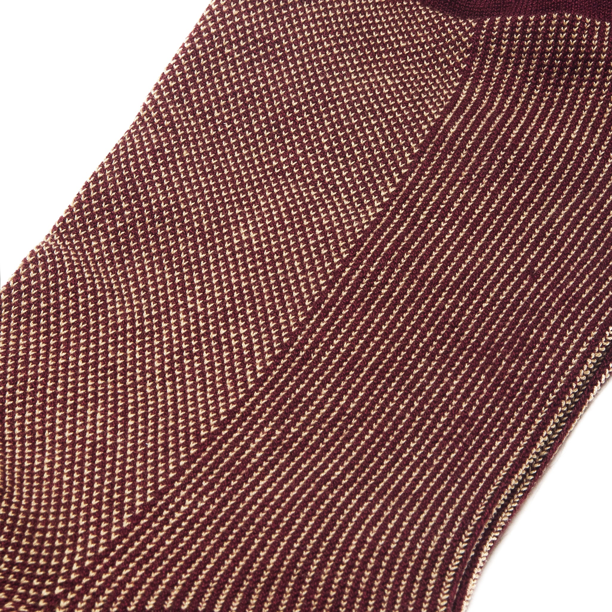 Bordeaux & Beige - Caviar - Super-solide fil d'Écosse