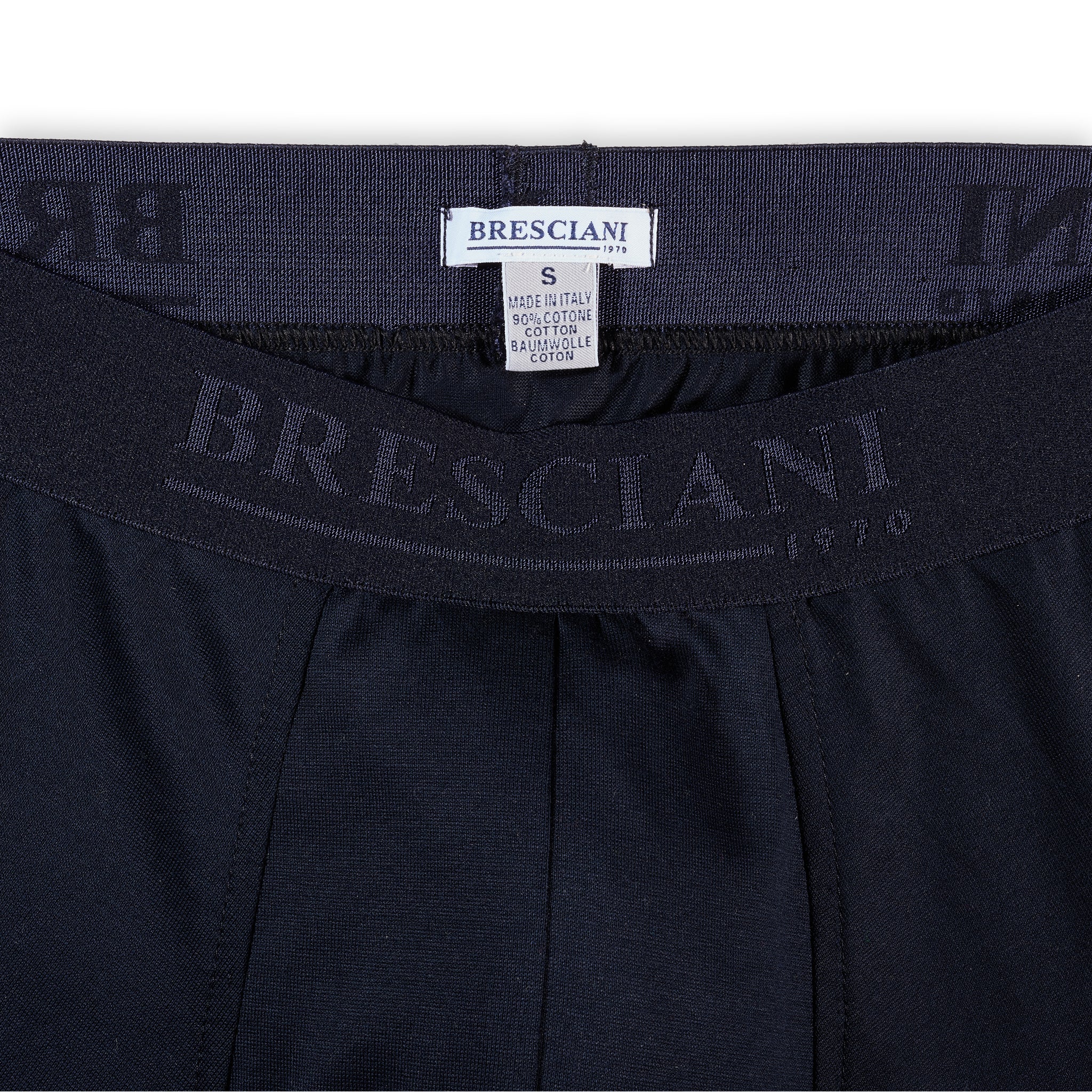 Boxer Bresciani - Bleu - Coton