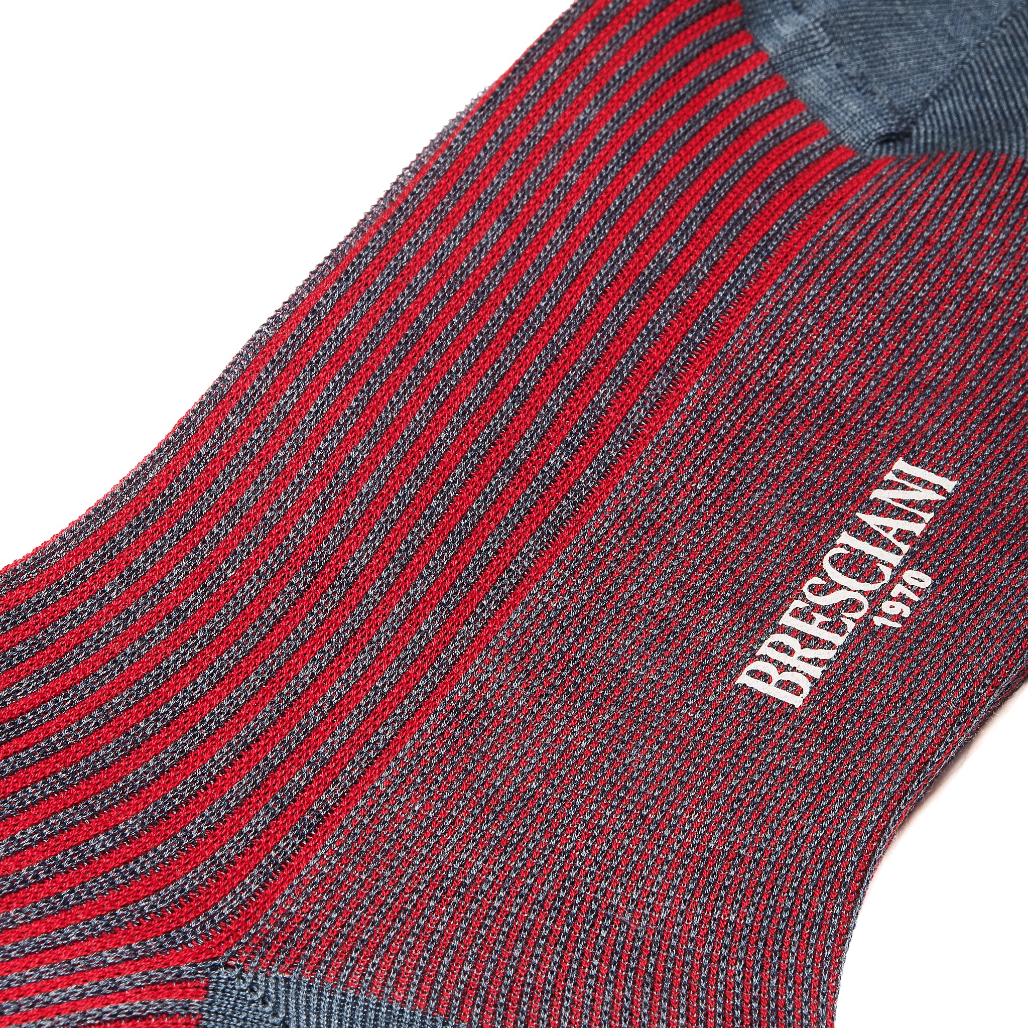 Denim & Rouge - Rayures transat - Fil d'Écosse