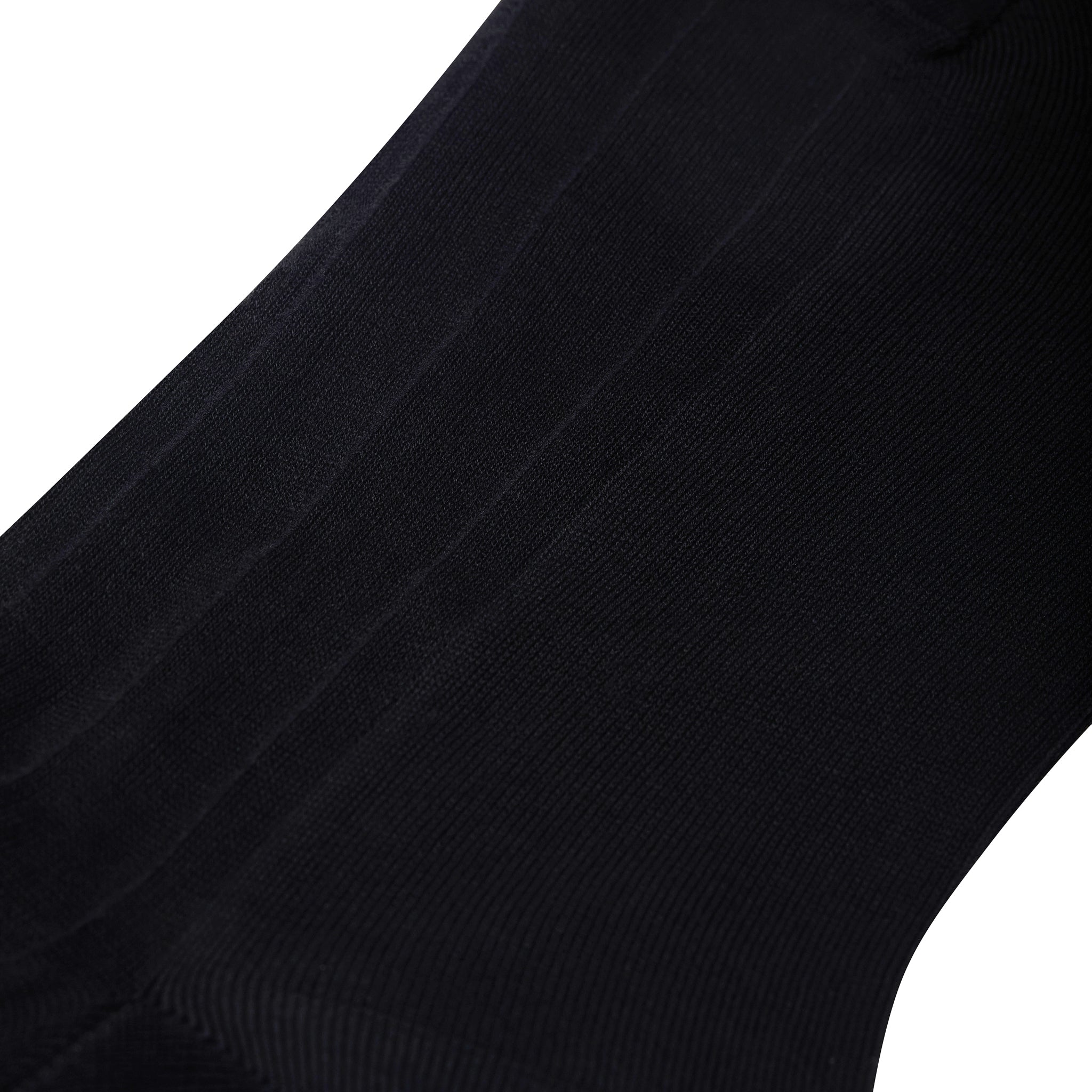 Noir à rayures - Voile de coton