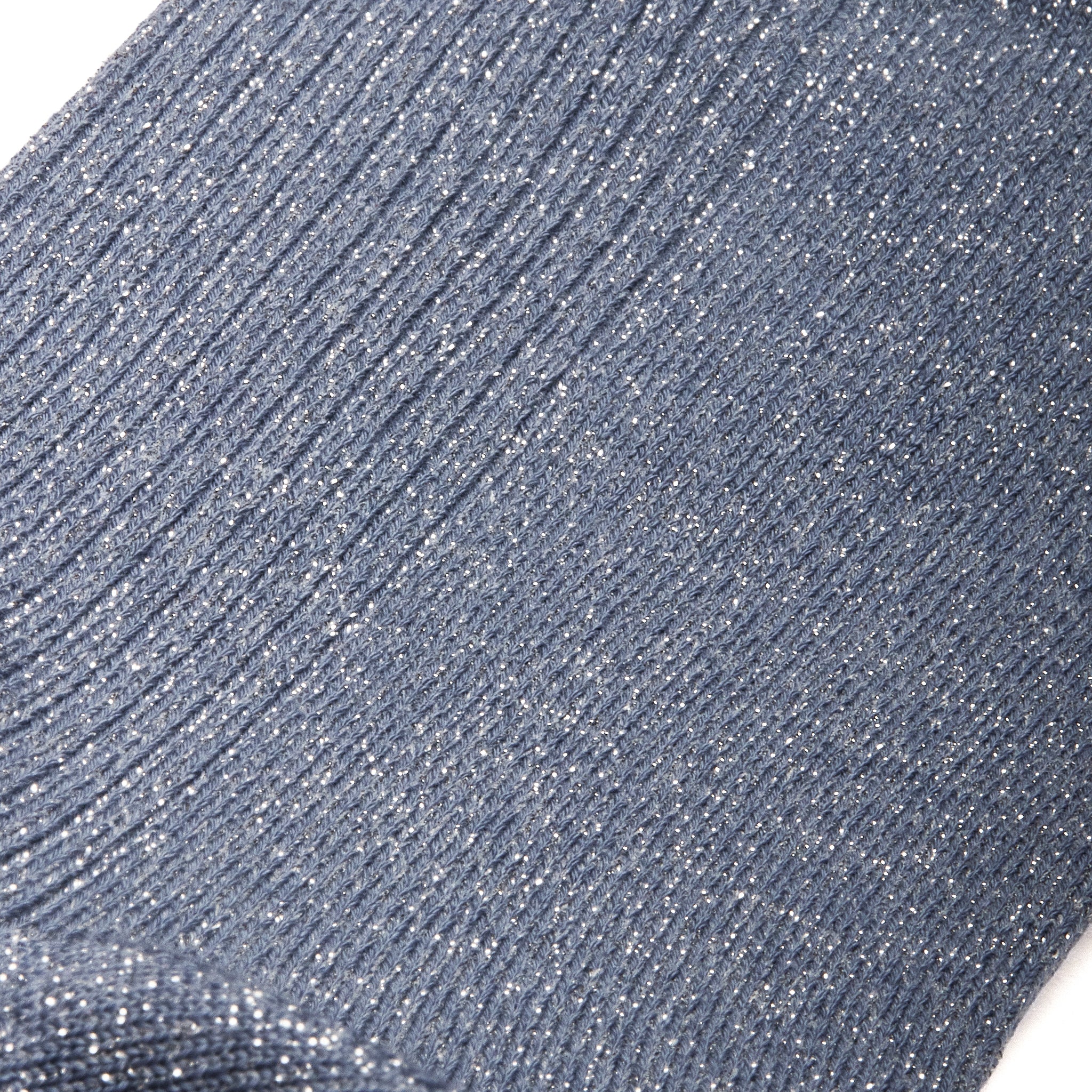 Blau Grau - Silber - Baumwolle