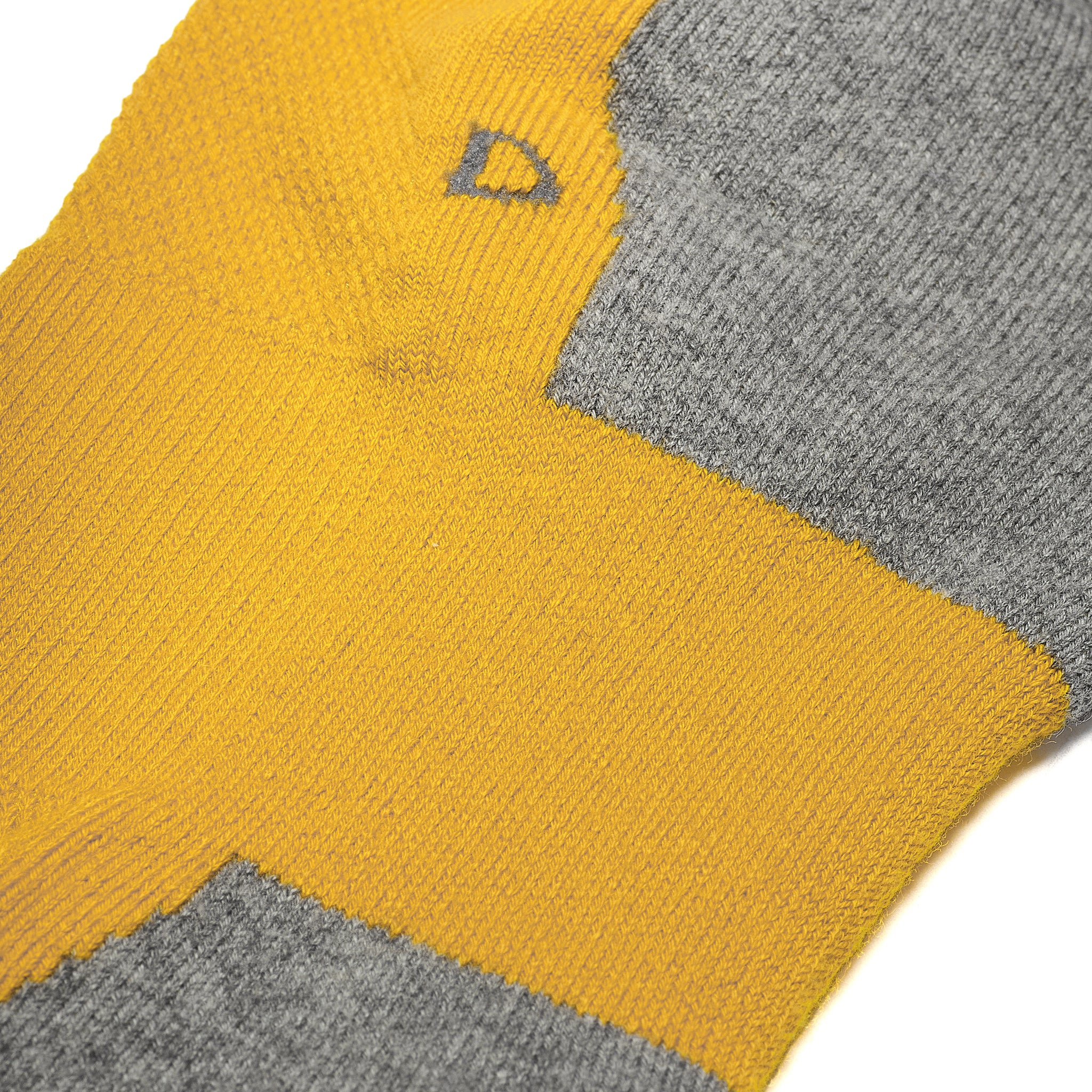 Jaune & Gris - Sport cheville - Coton