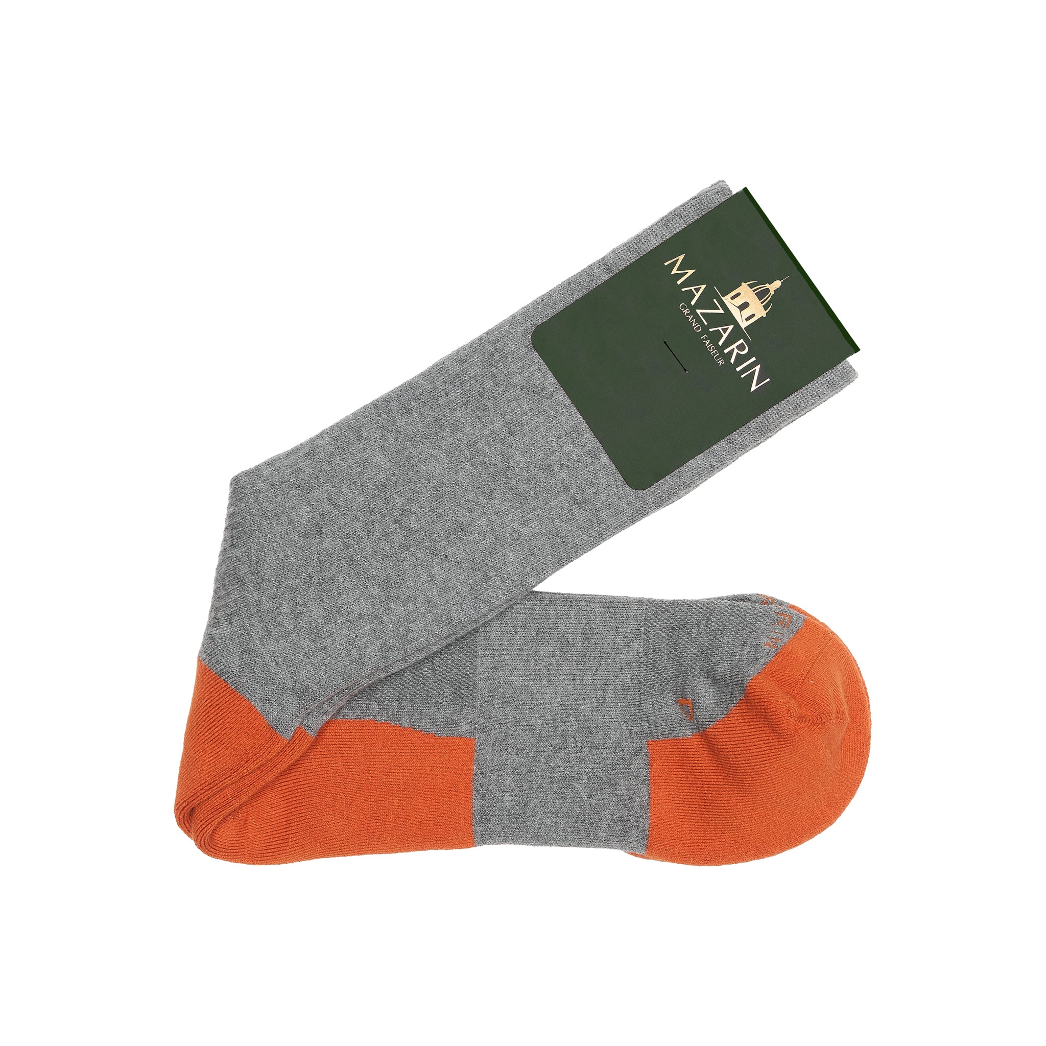Gris & Orange - Coton