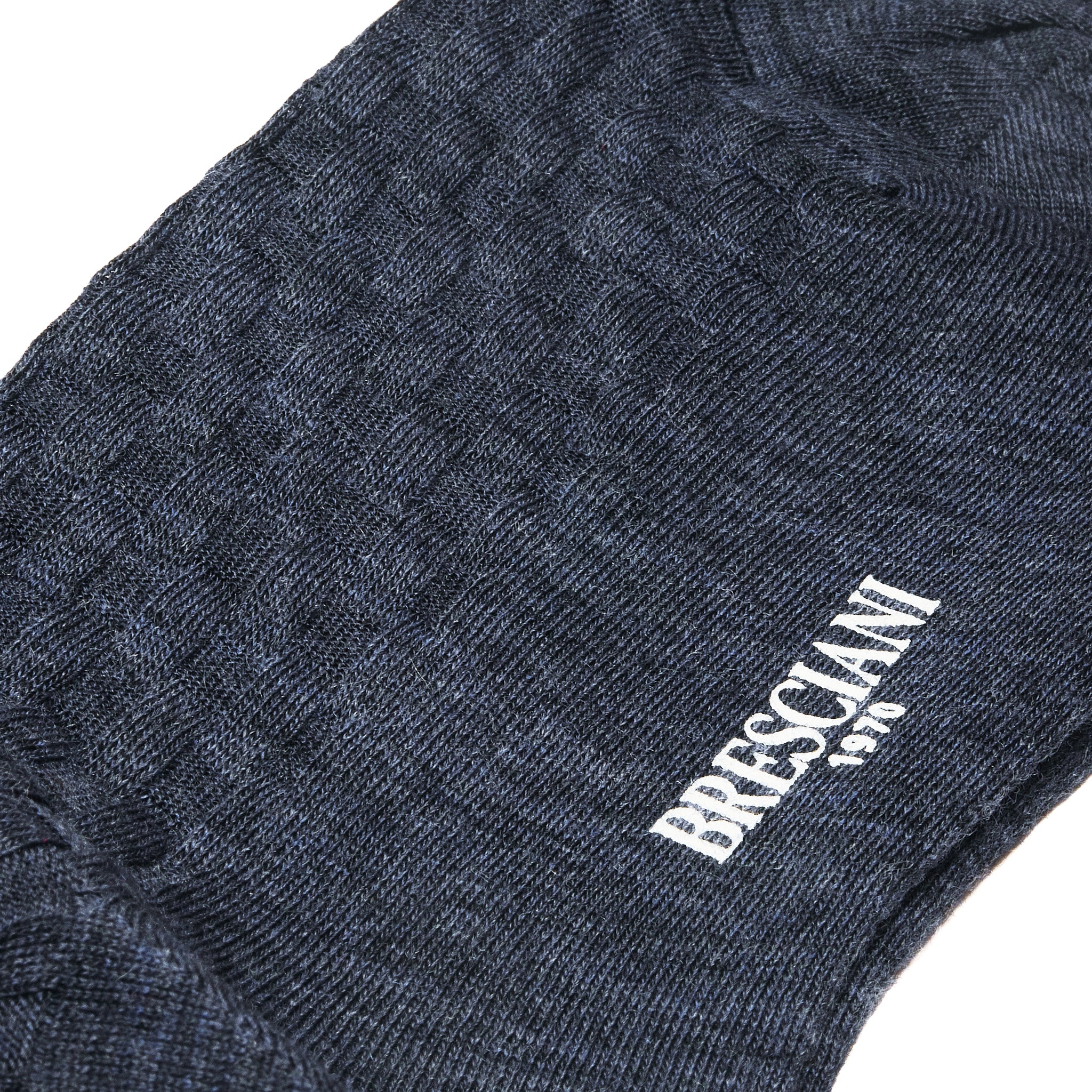 Bleu denim - Natté - Laine