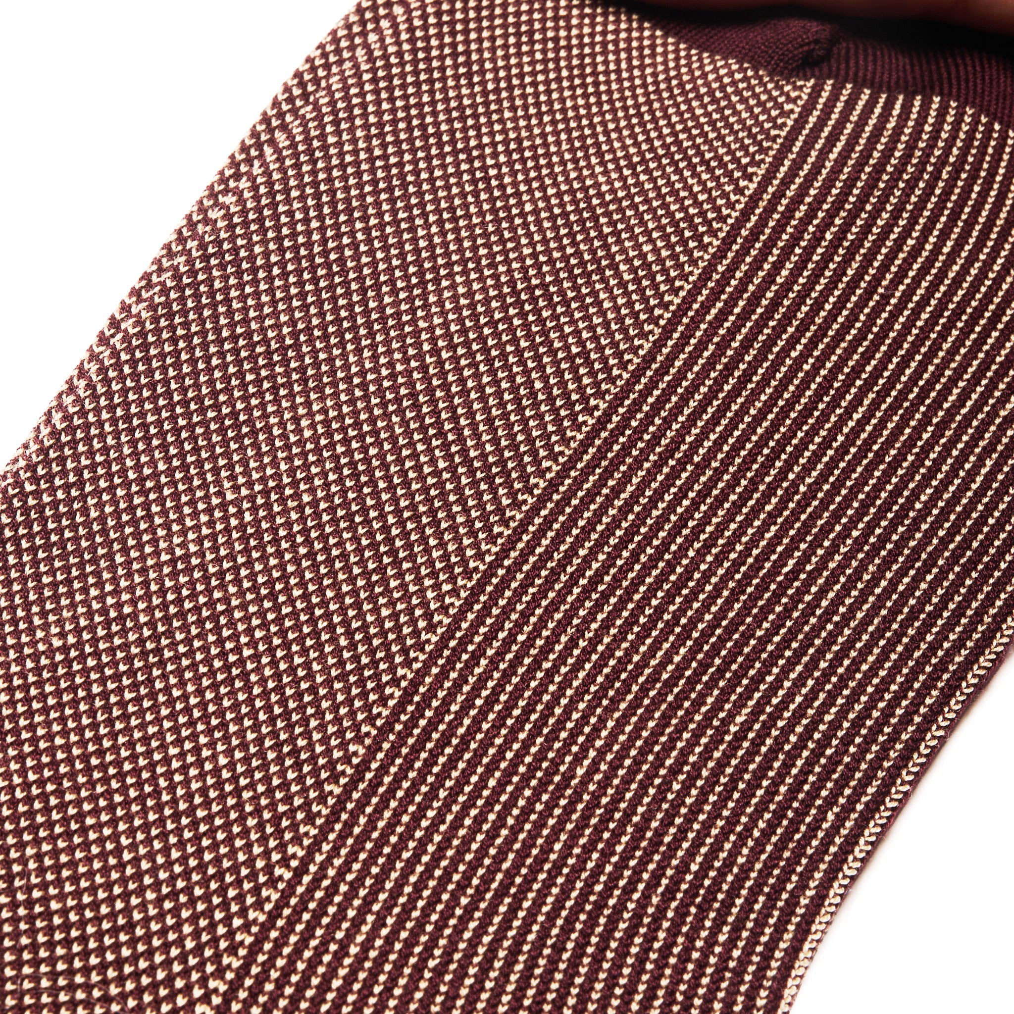 Bordeaux & Beige - Caviar - Super-solide fil d'Écosse