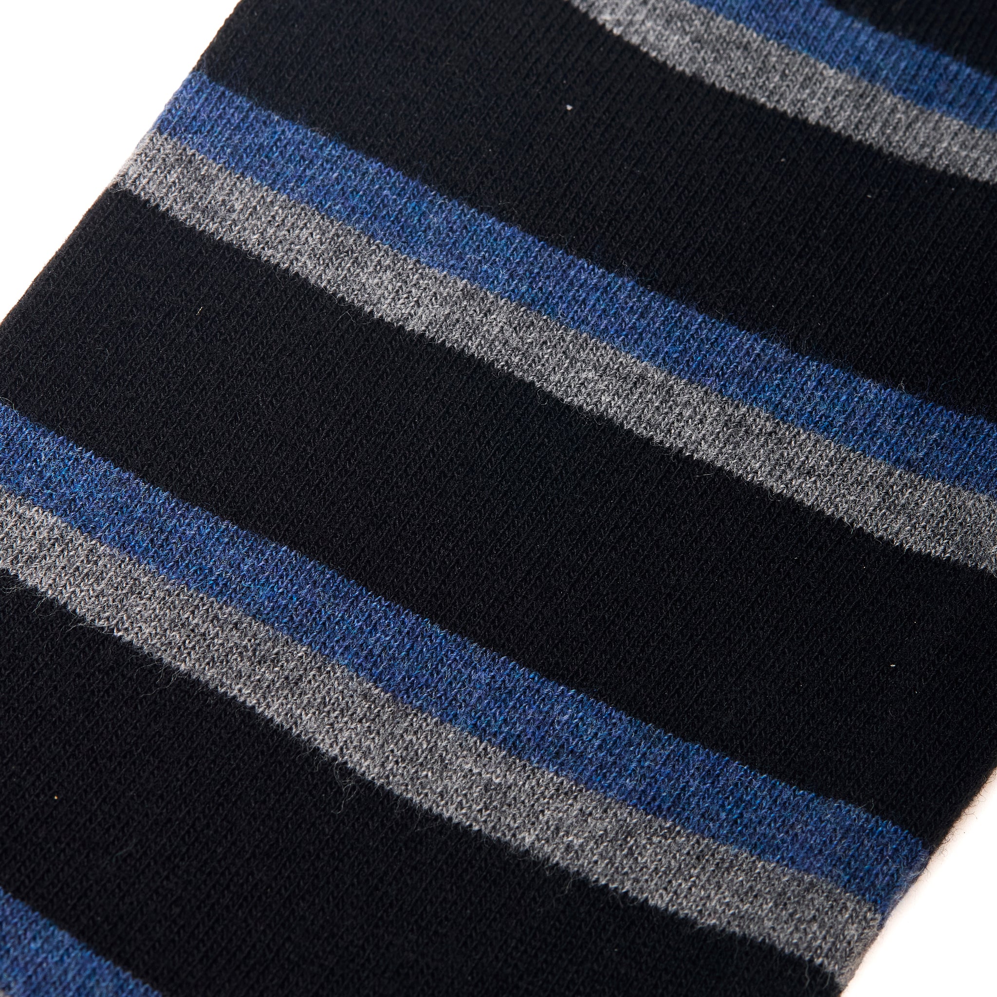 Noir & Gris & Bleu - Coton