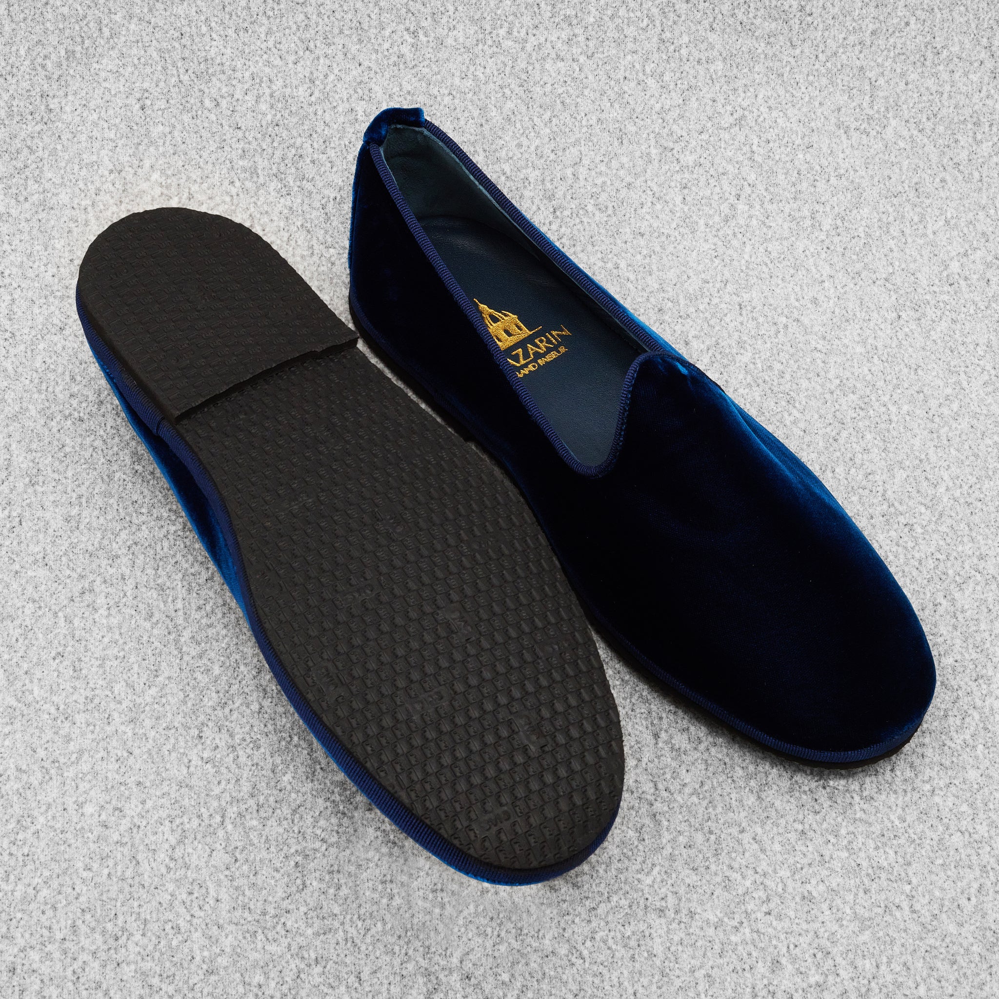 Furlanes bleu marine - Velours