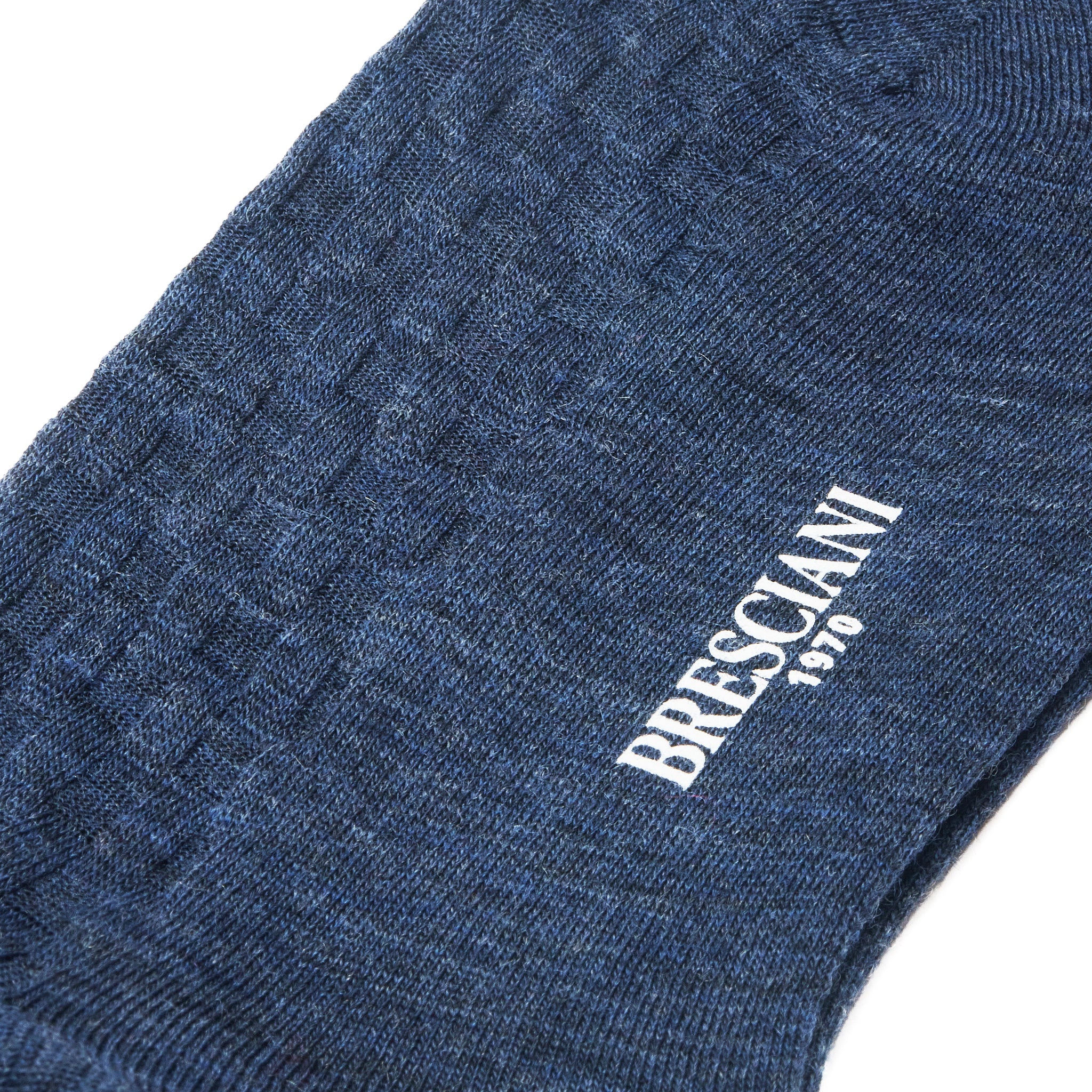 Bleu denim - Natté - Laine