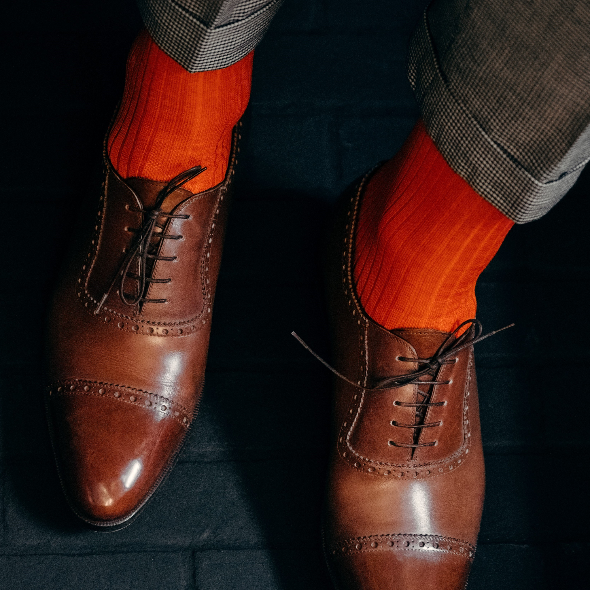 Orange - Fil d'Écosse Baumwolle