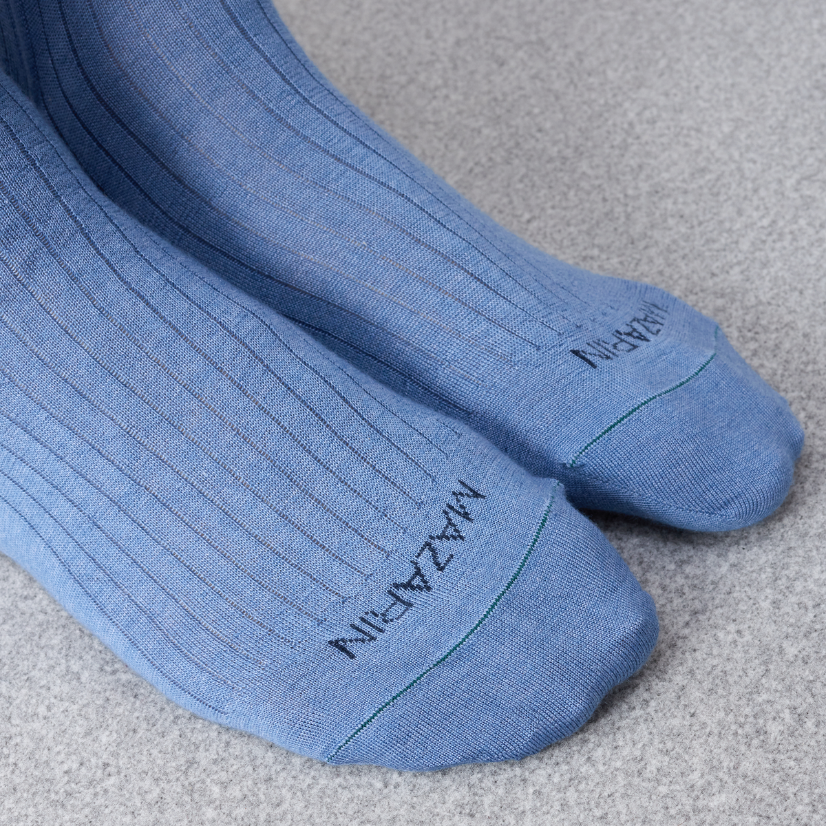 Kniestrümpfe | Kniestrümpfe | Himmelblau – Kaschmir & Seide