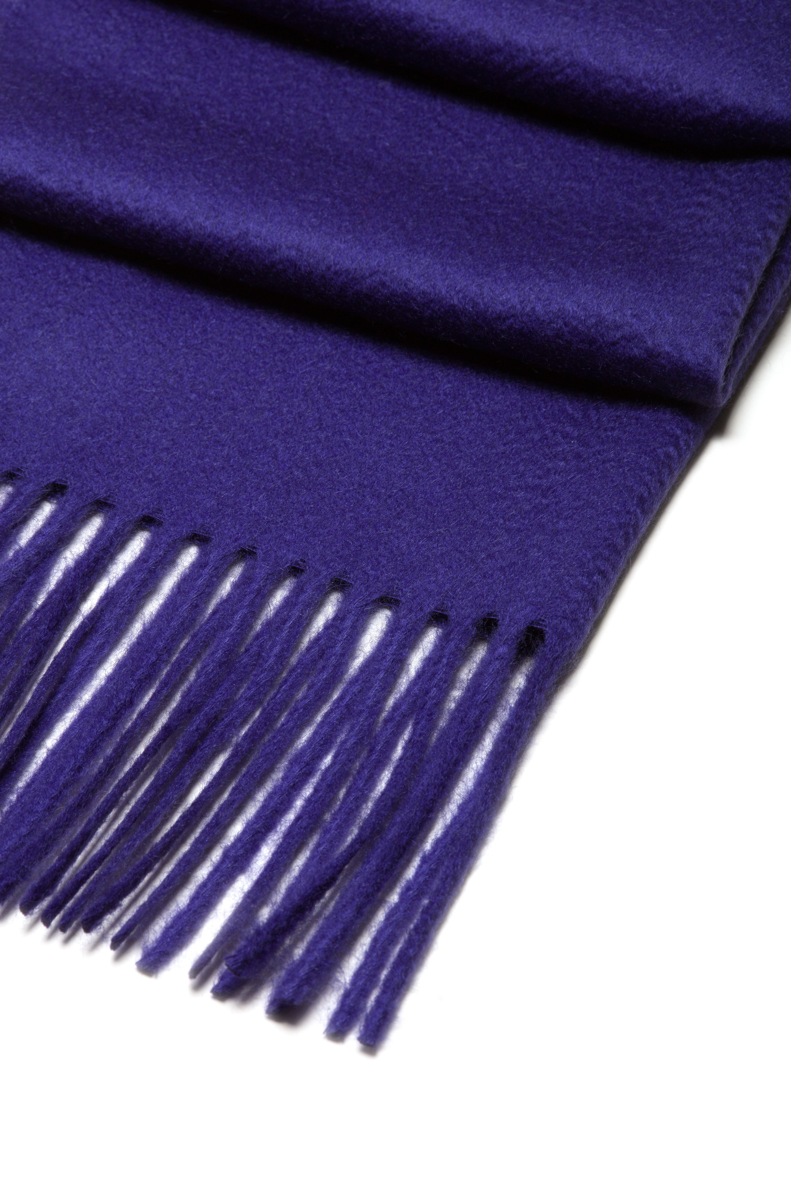 Schal 100% Kaschmir - Violett Intense
