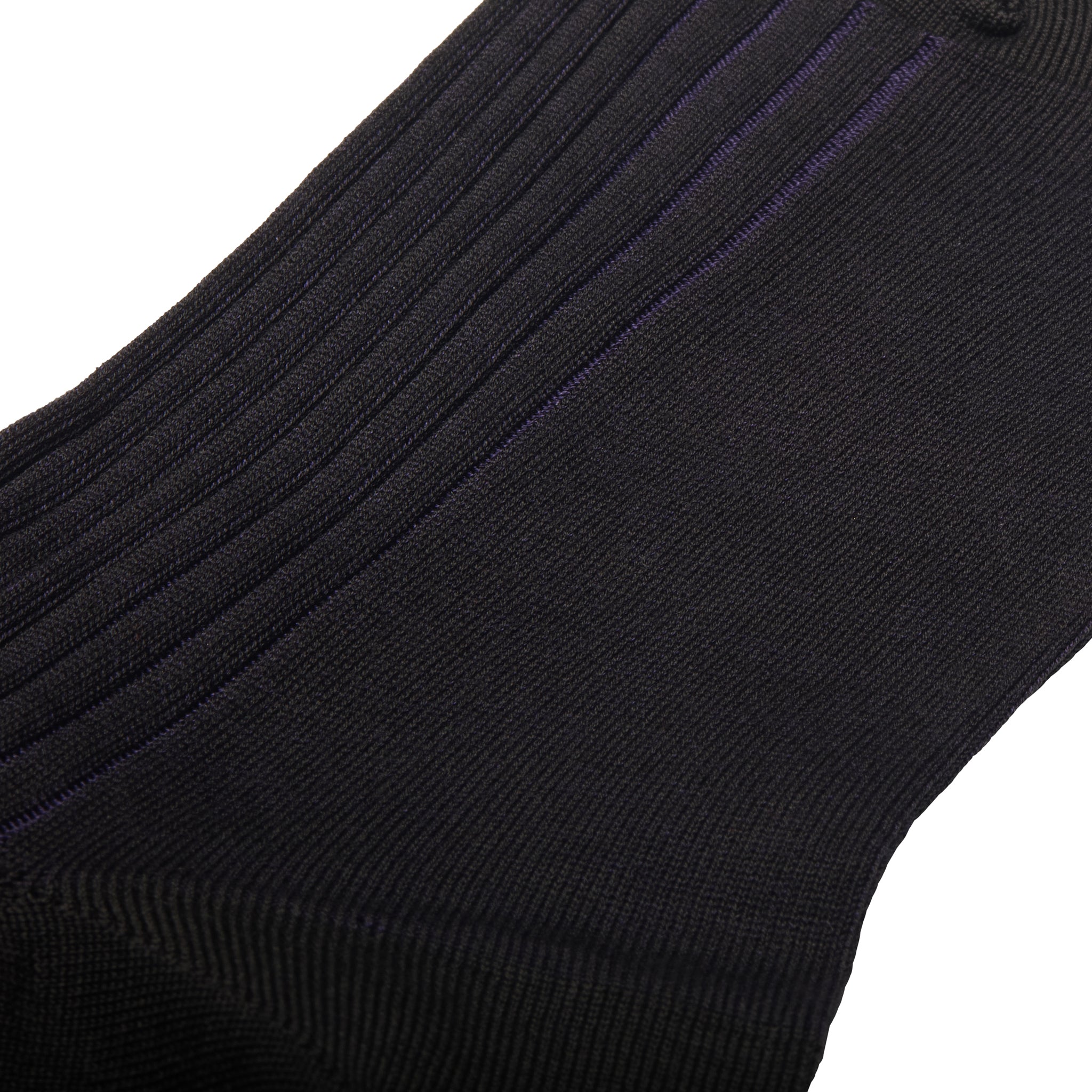 Gris anthracite & Aubergine - Fil d'Écosse