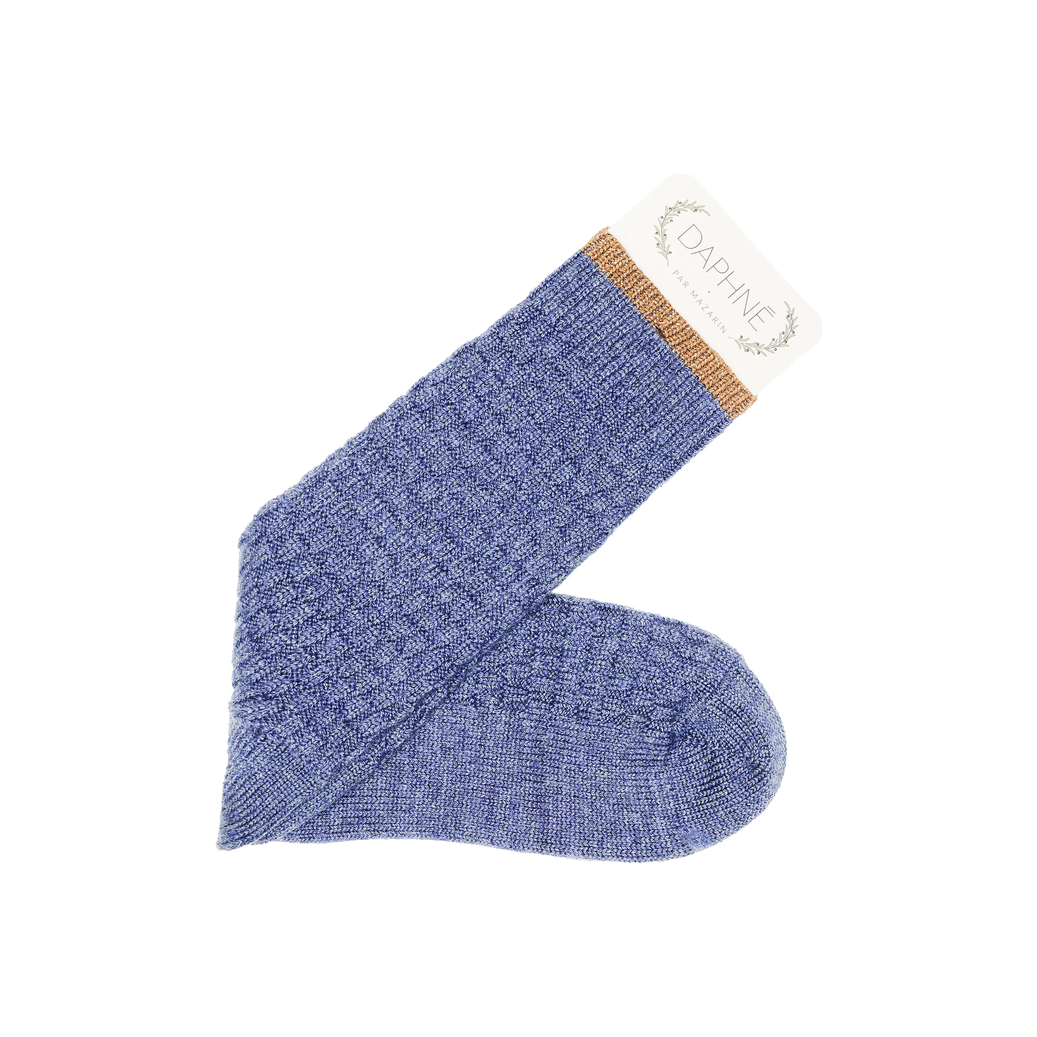 Blau denim - Geflochtene Wolle