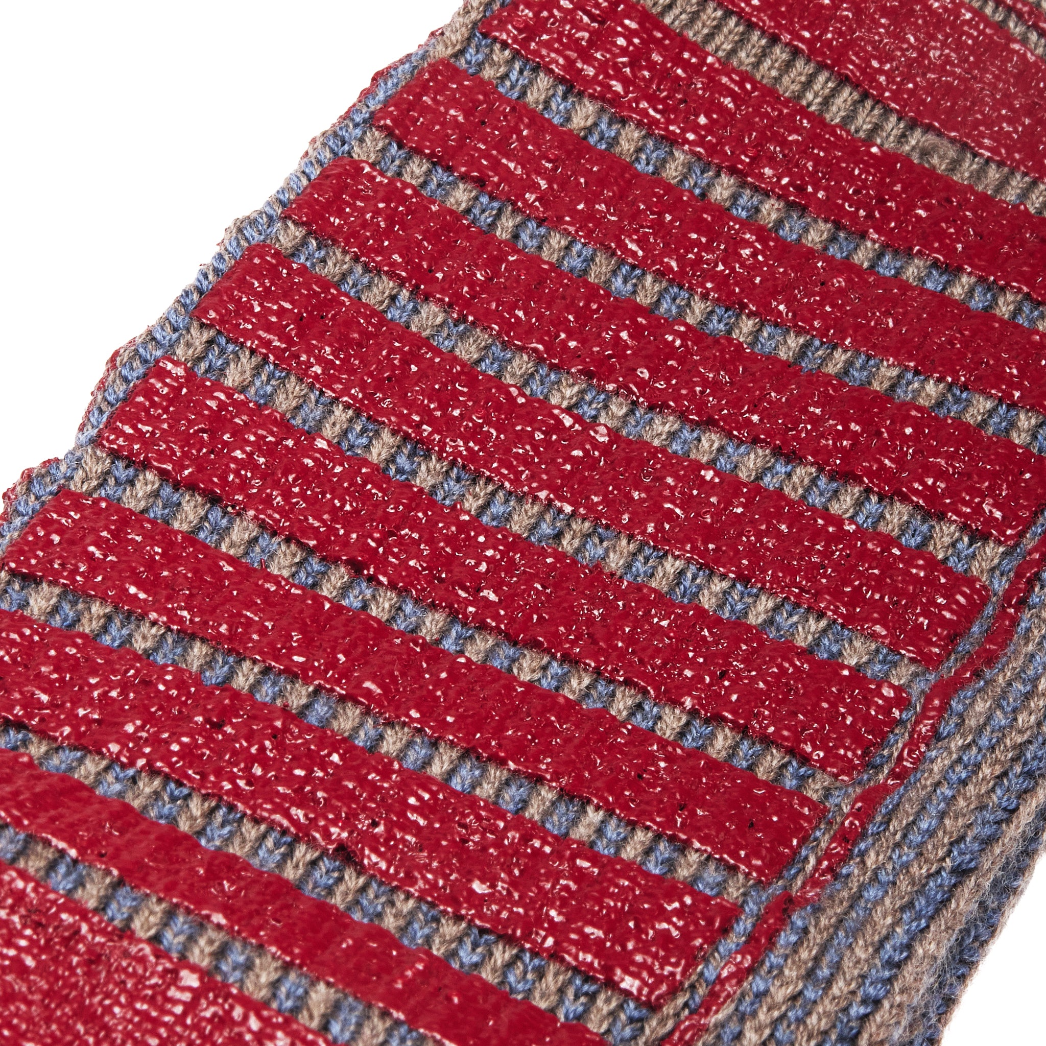 Socken d'intérieur Taupe & Blau - Wolle