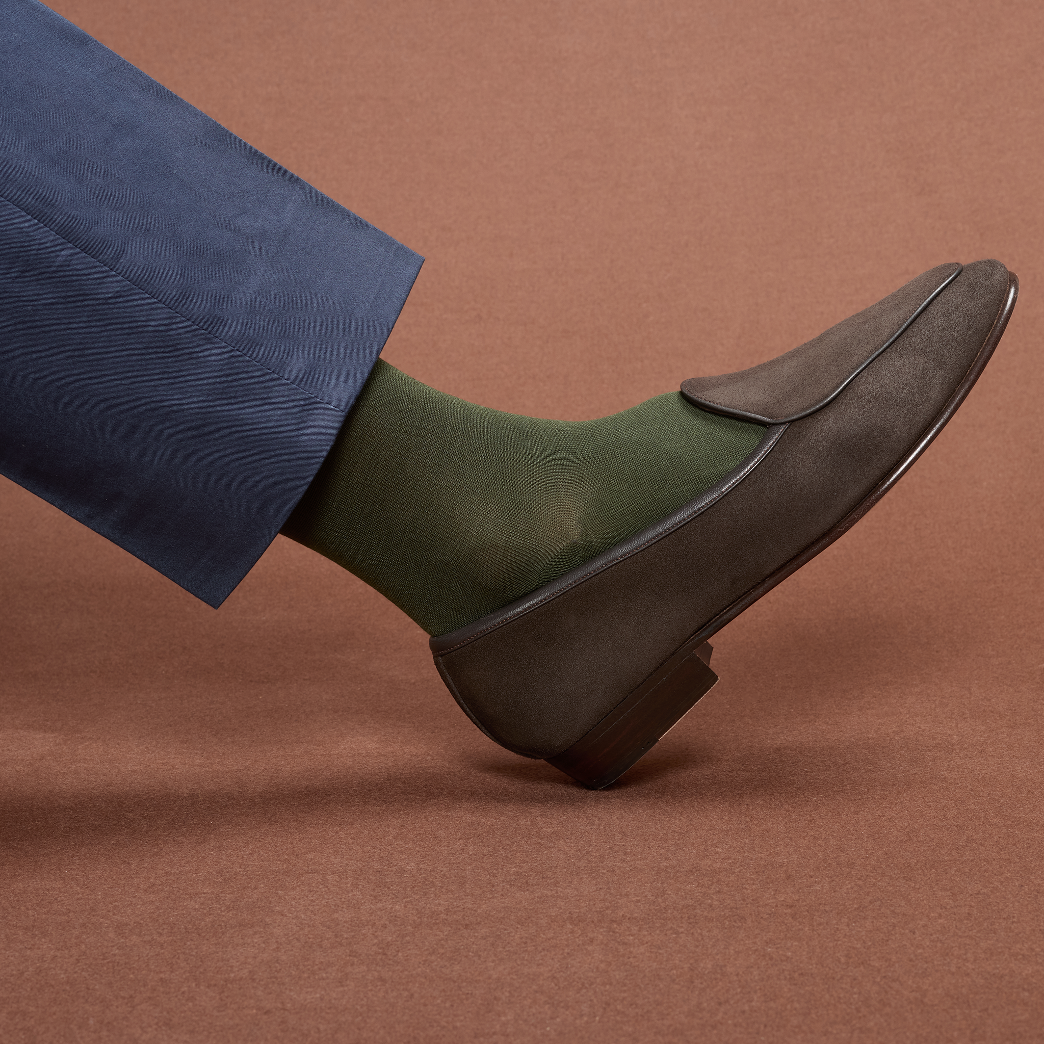 Vert kaki - Soie