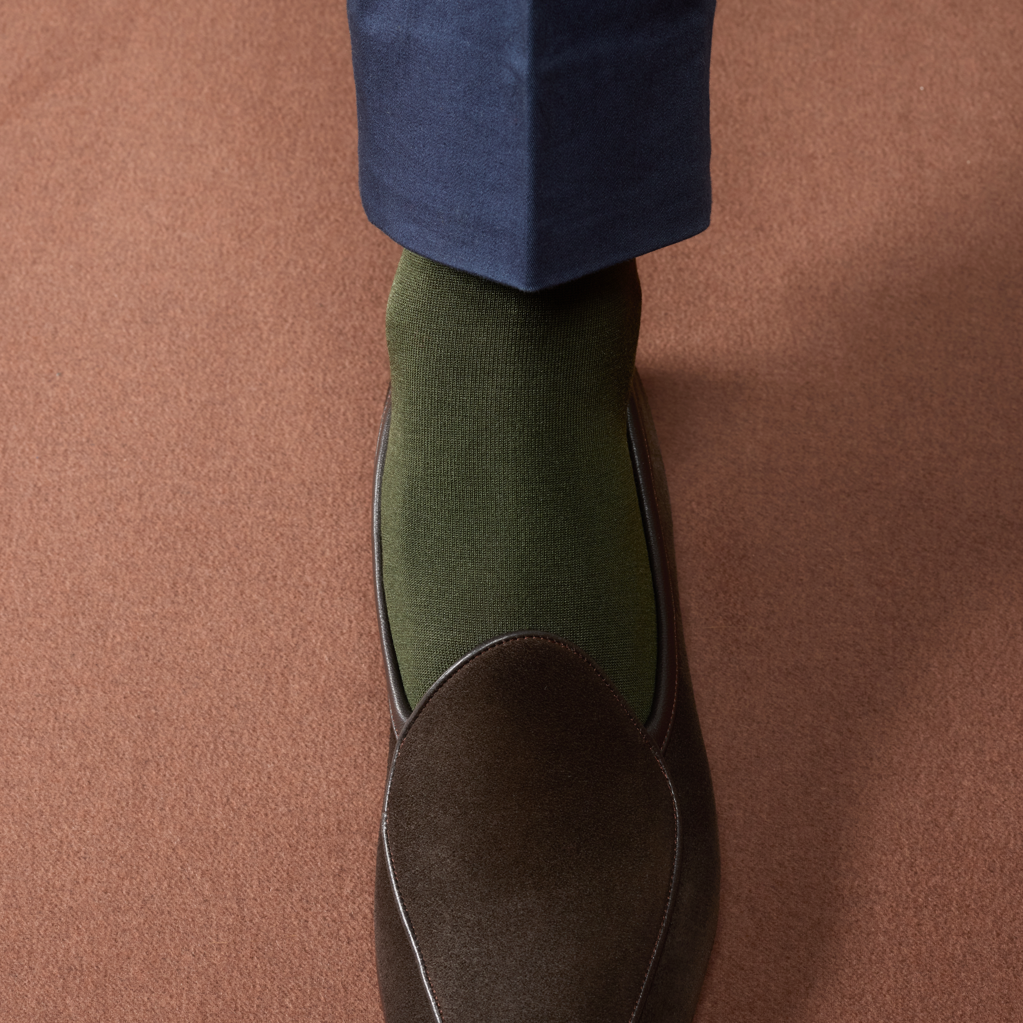 Vert kaki - Soie