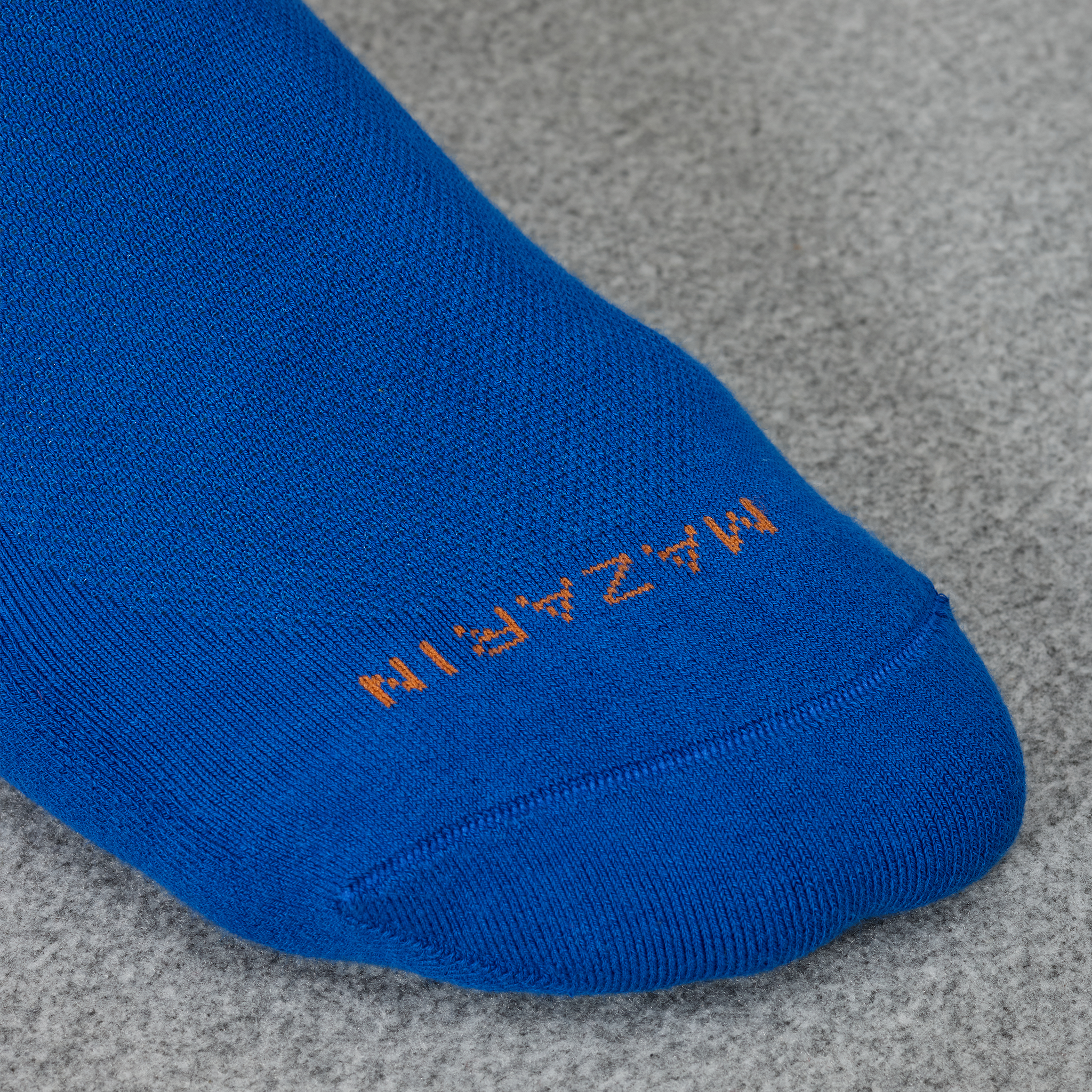 Bleu Roi & Orange Vintage - Coton