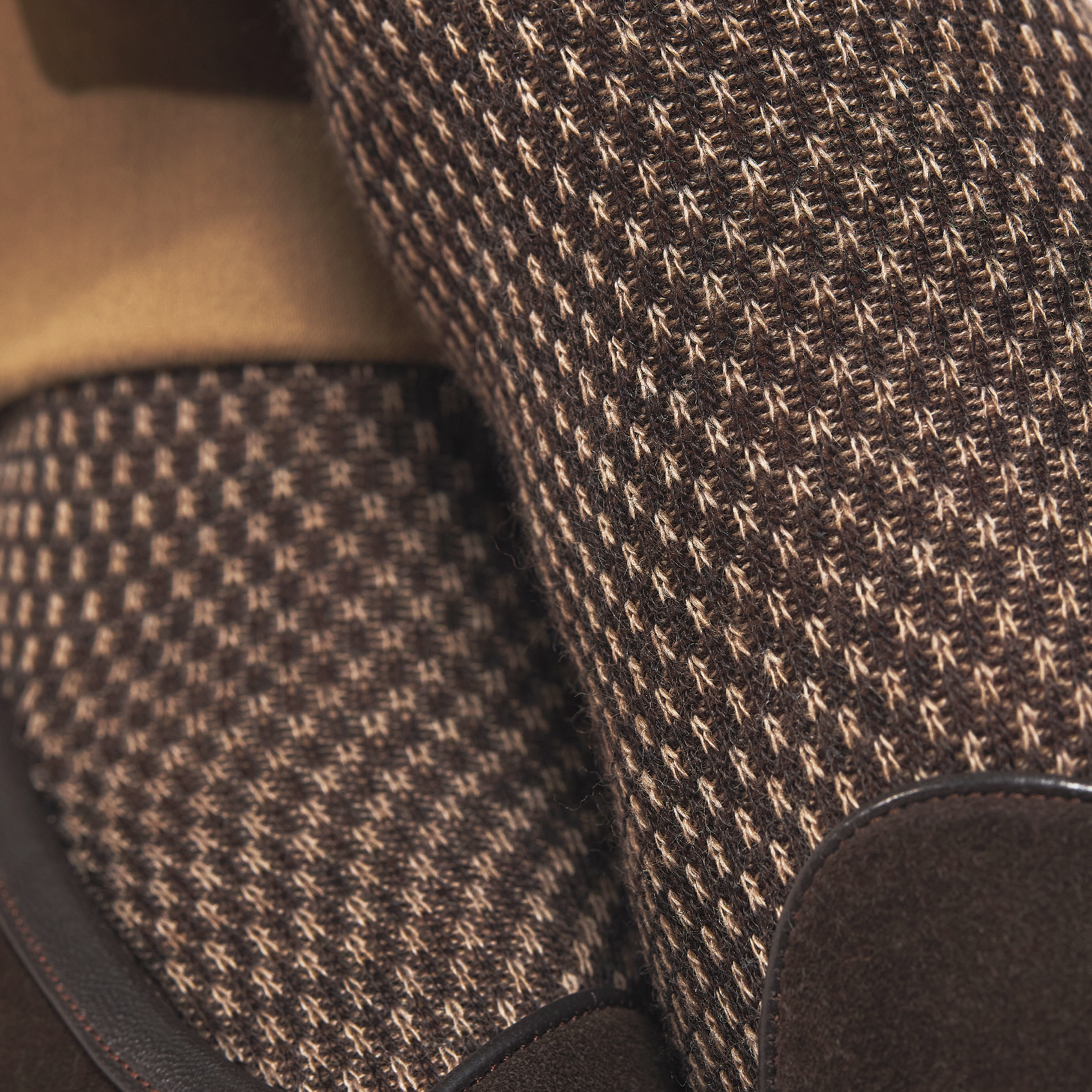 Marron & Beige - Caviar - Super-solide Laine - Mazarin X Scavini