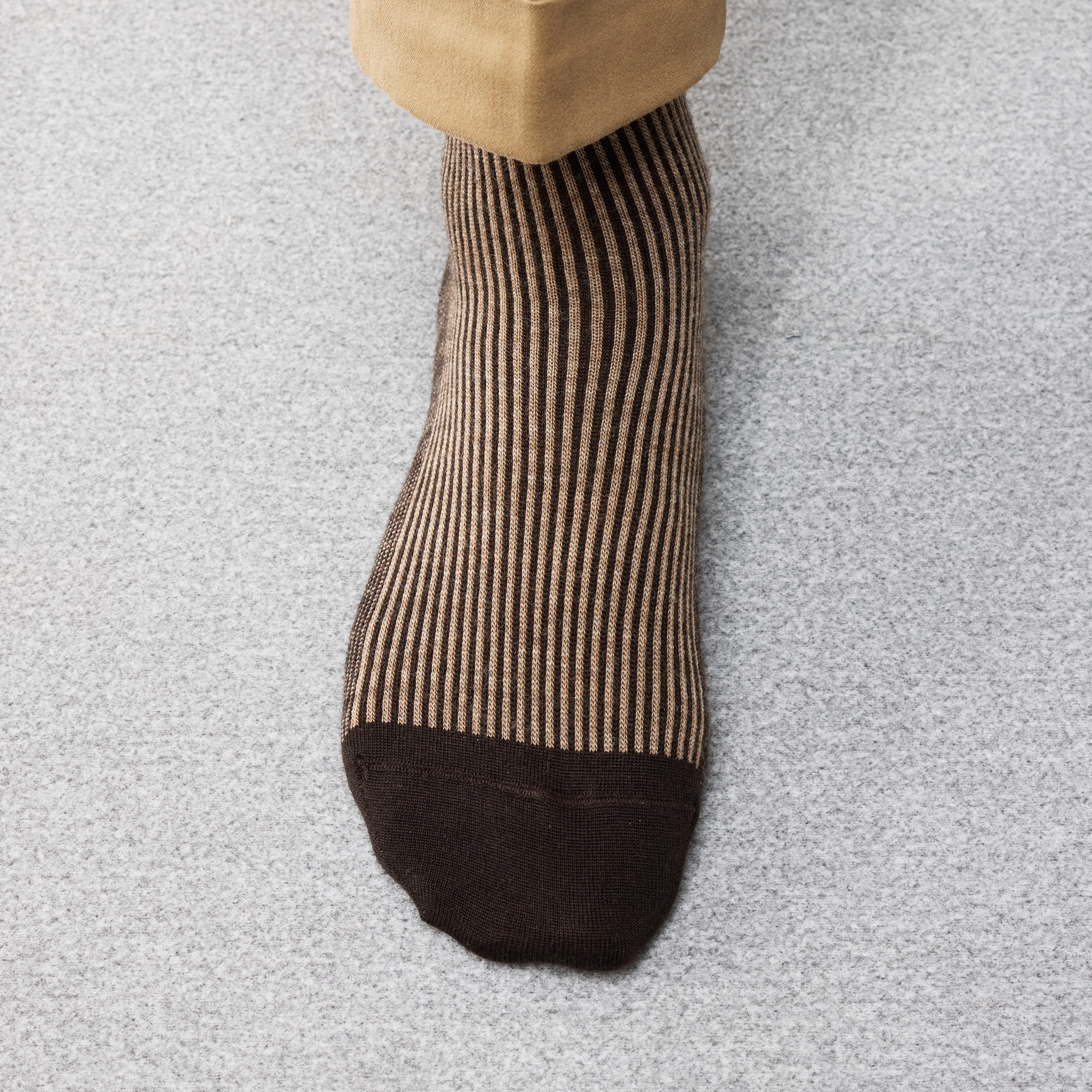 Marron & Beige - Transat - Super-solide Laine