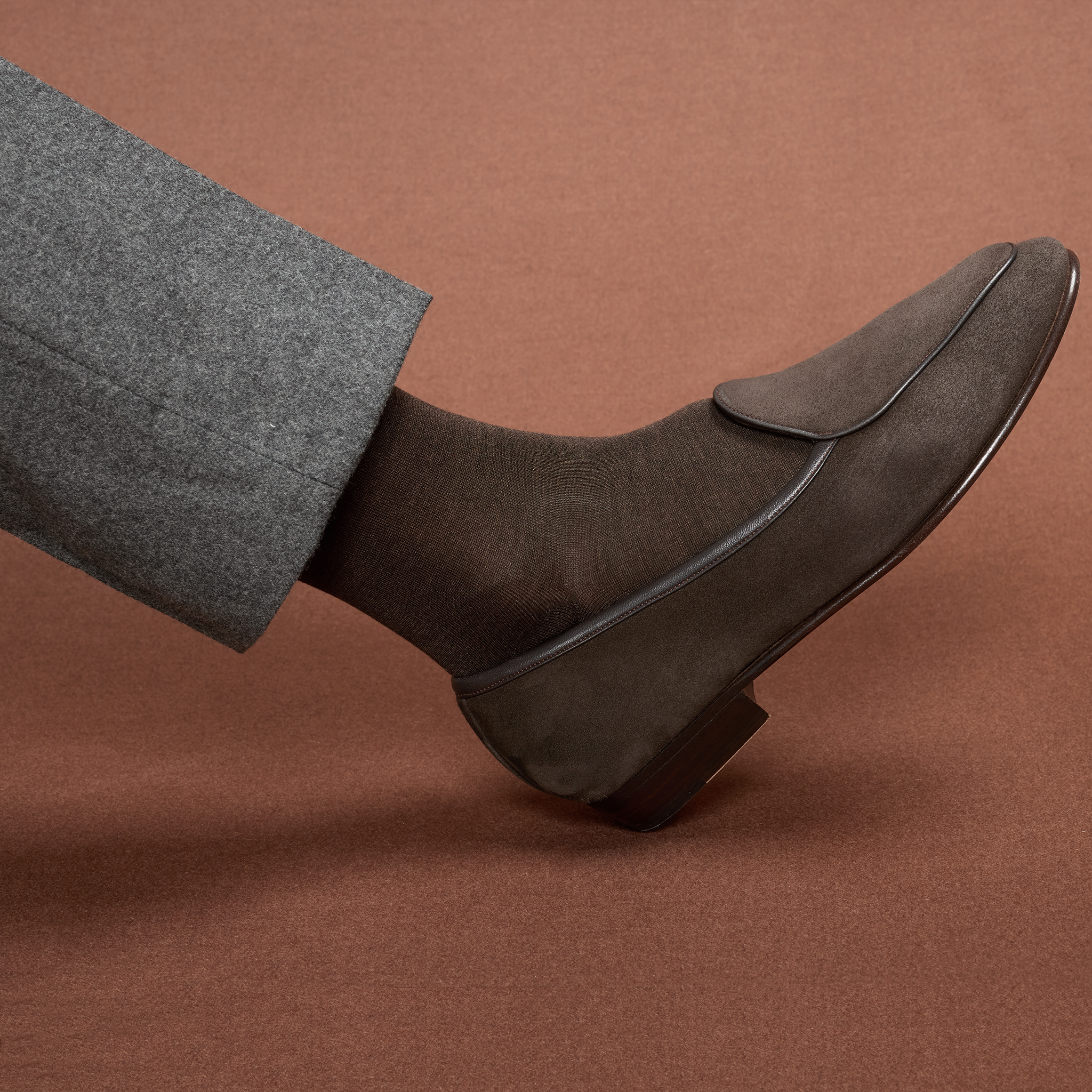 Marron - Soie