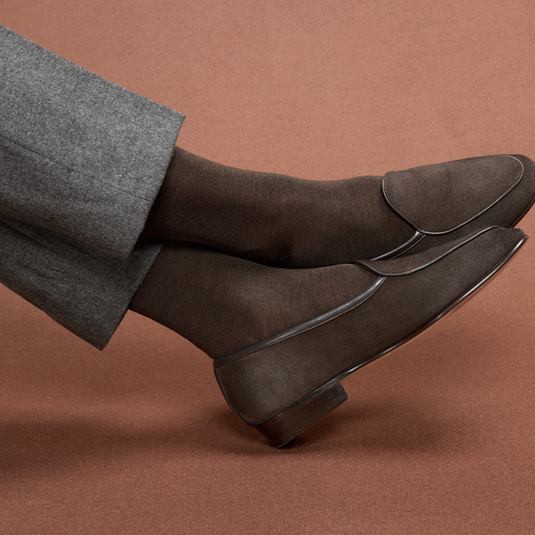 Marron - Soie