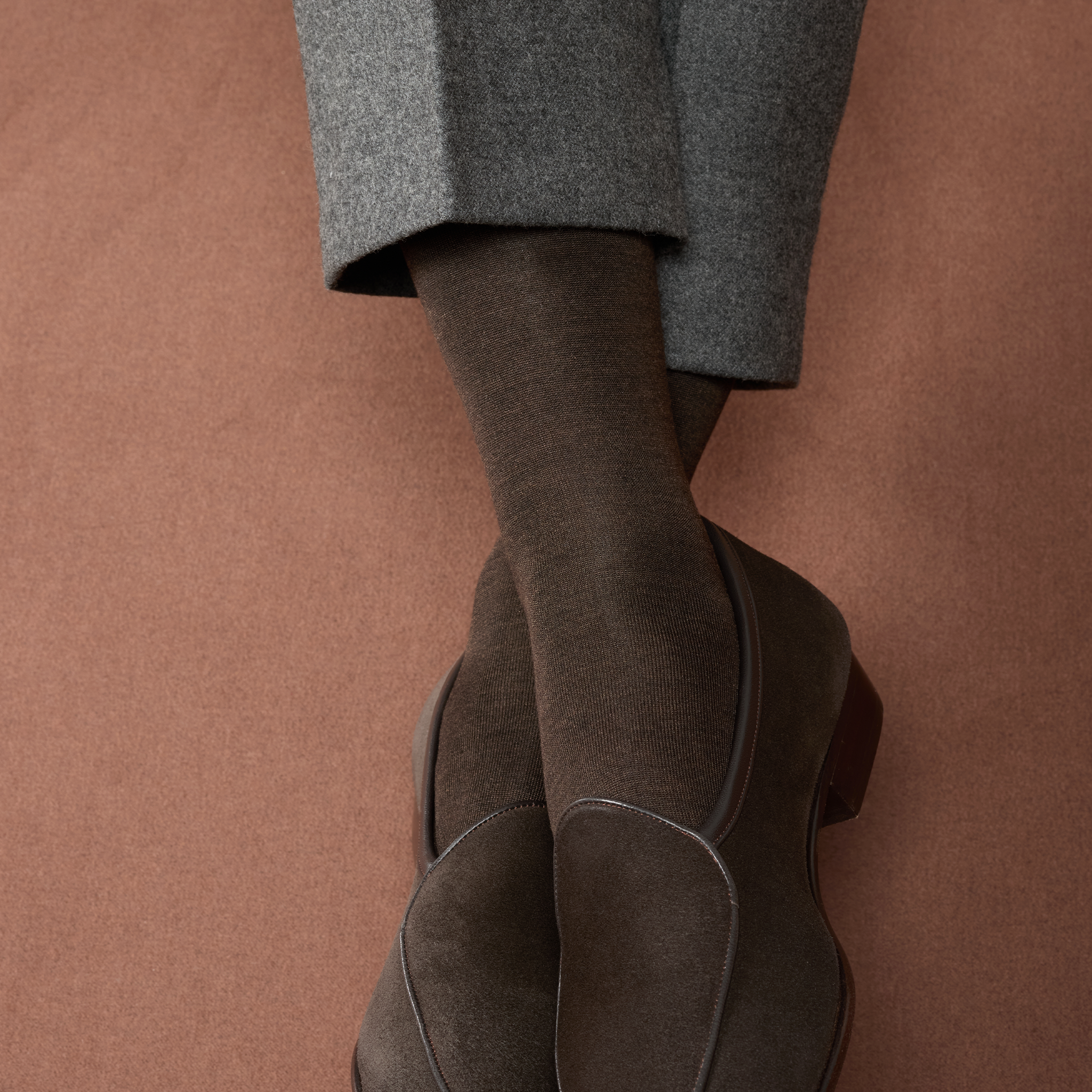Marron - Soie
