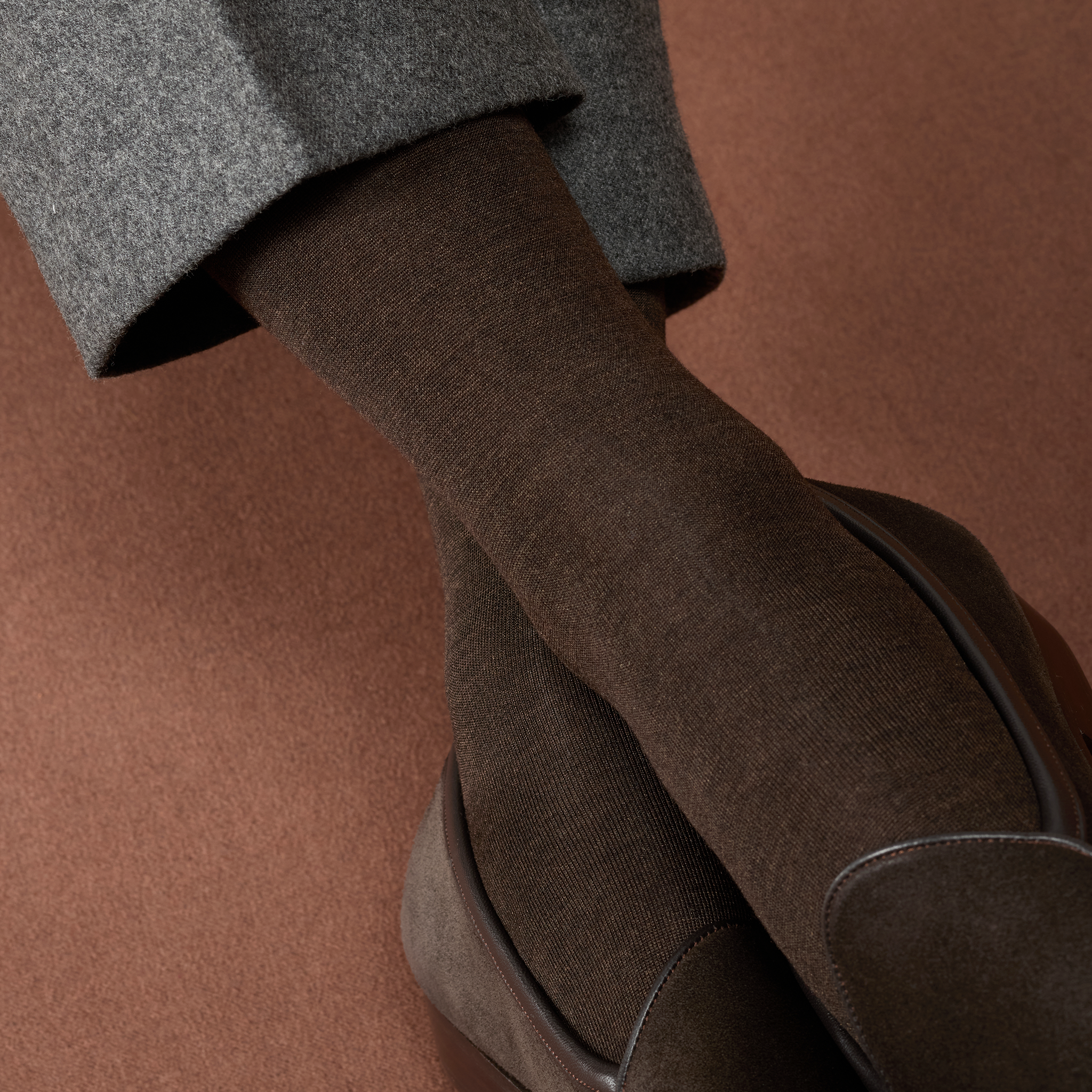 Marron - Soie