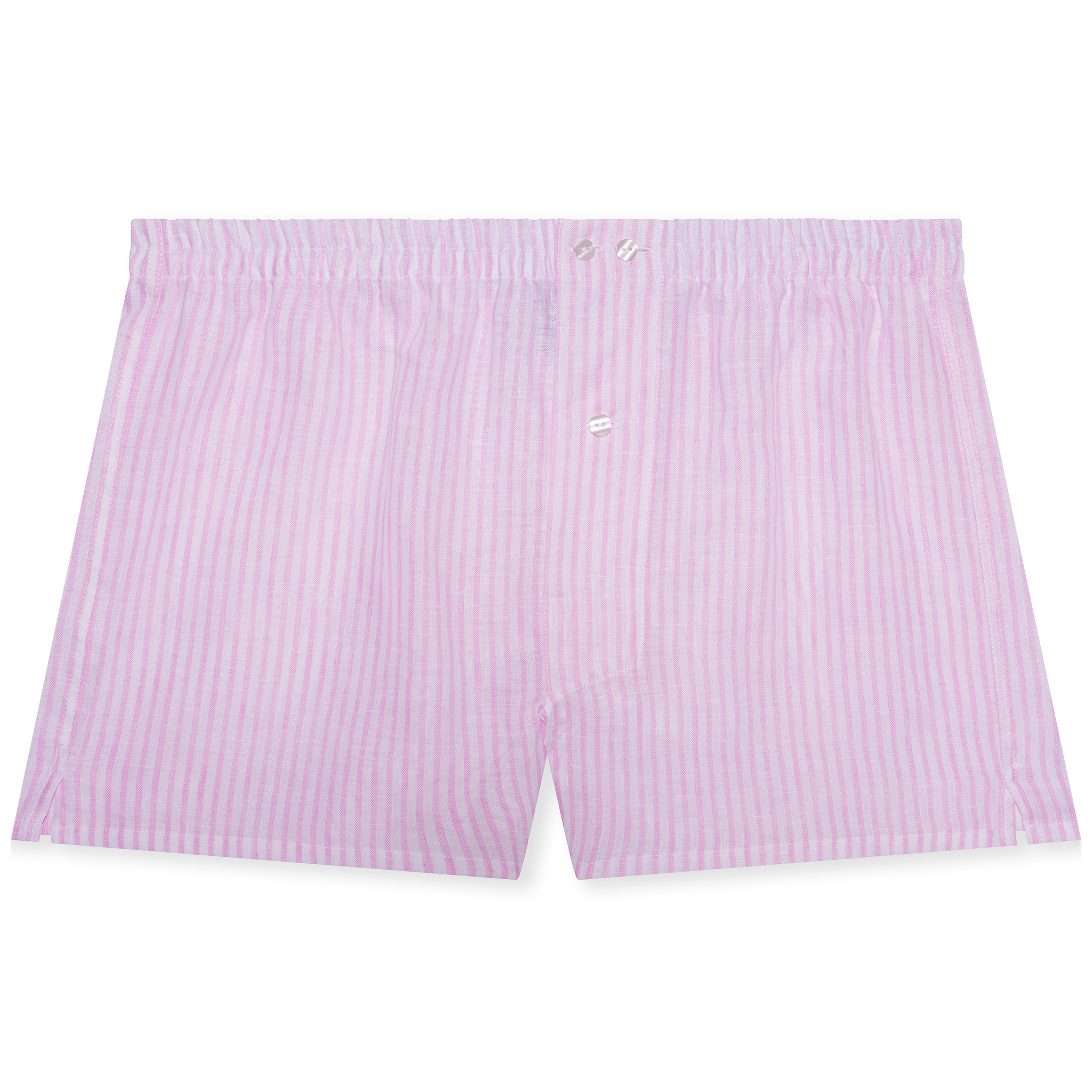 Unterhose Weiß & Rosa - Leinen