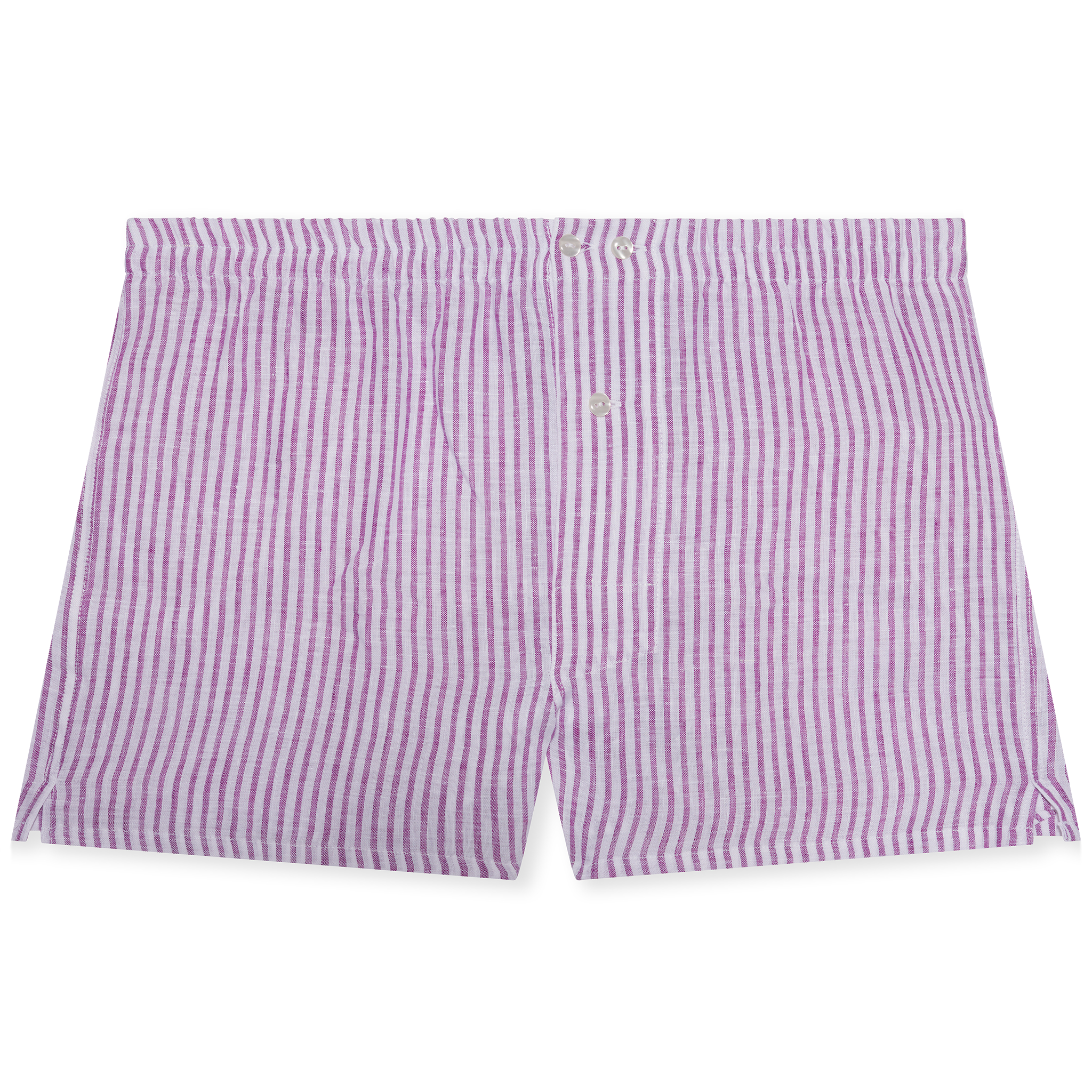 Unterhose Weiß & Violett - Leinen