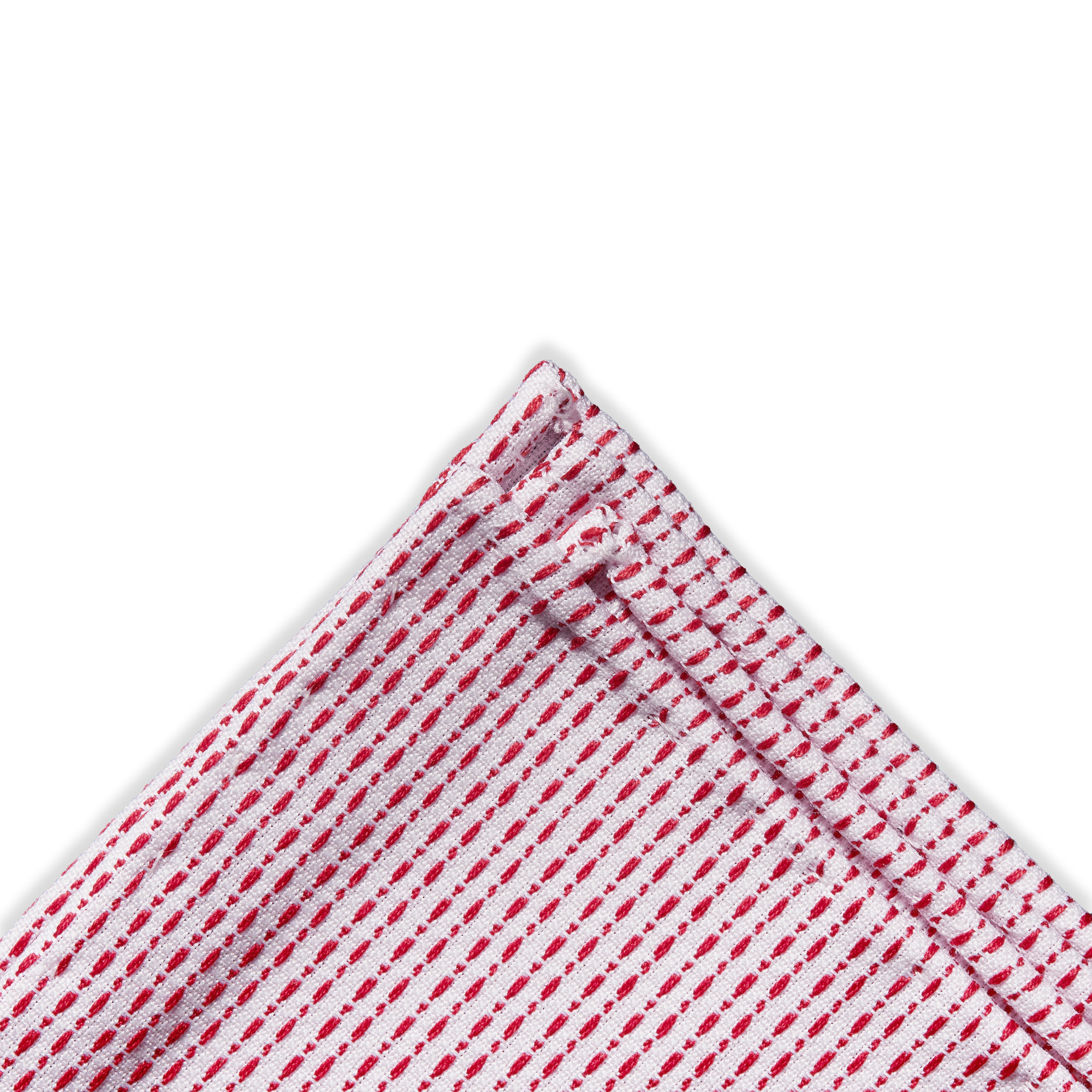 Blanc & Rouge - Tirets - Coton