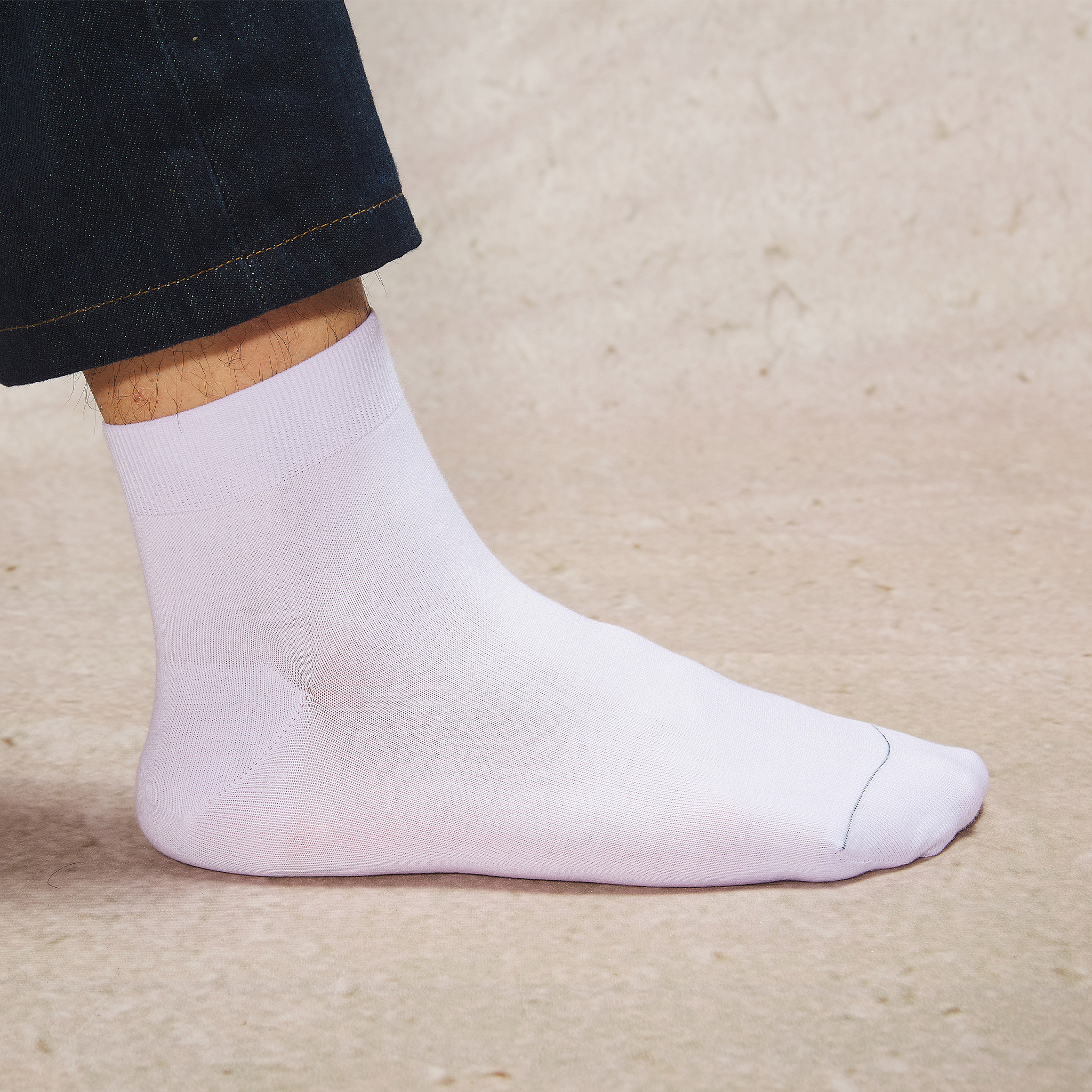 Weiß - Supersoft Baumwolle - Knöchel
