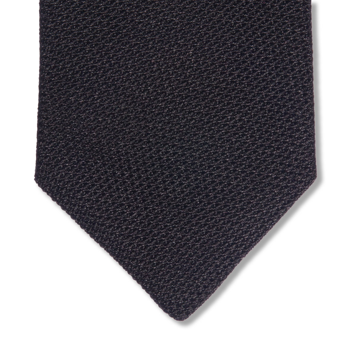 Black gauze tie - Silk