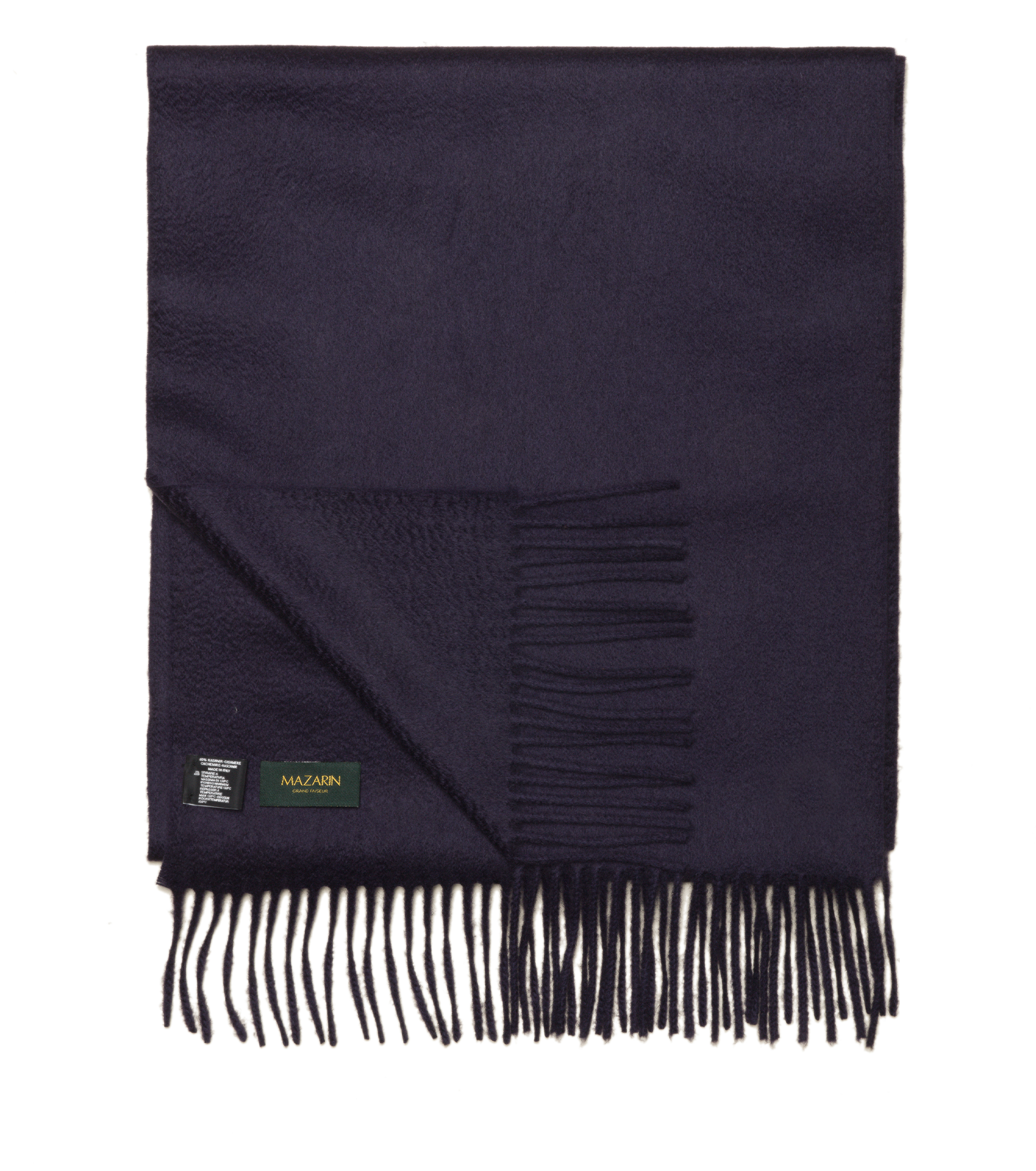 Schal 100% Kaschmir - Aubergine