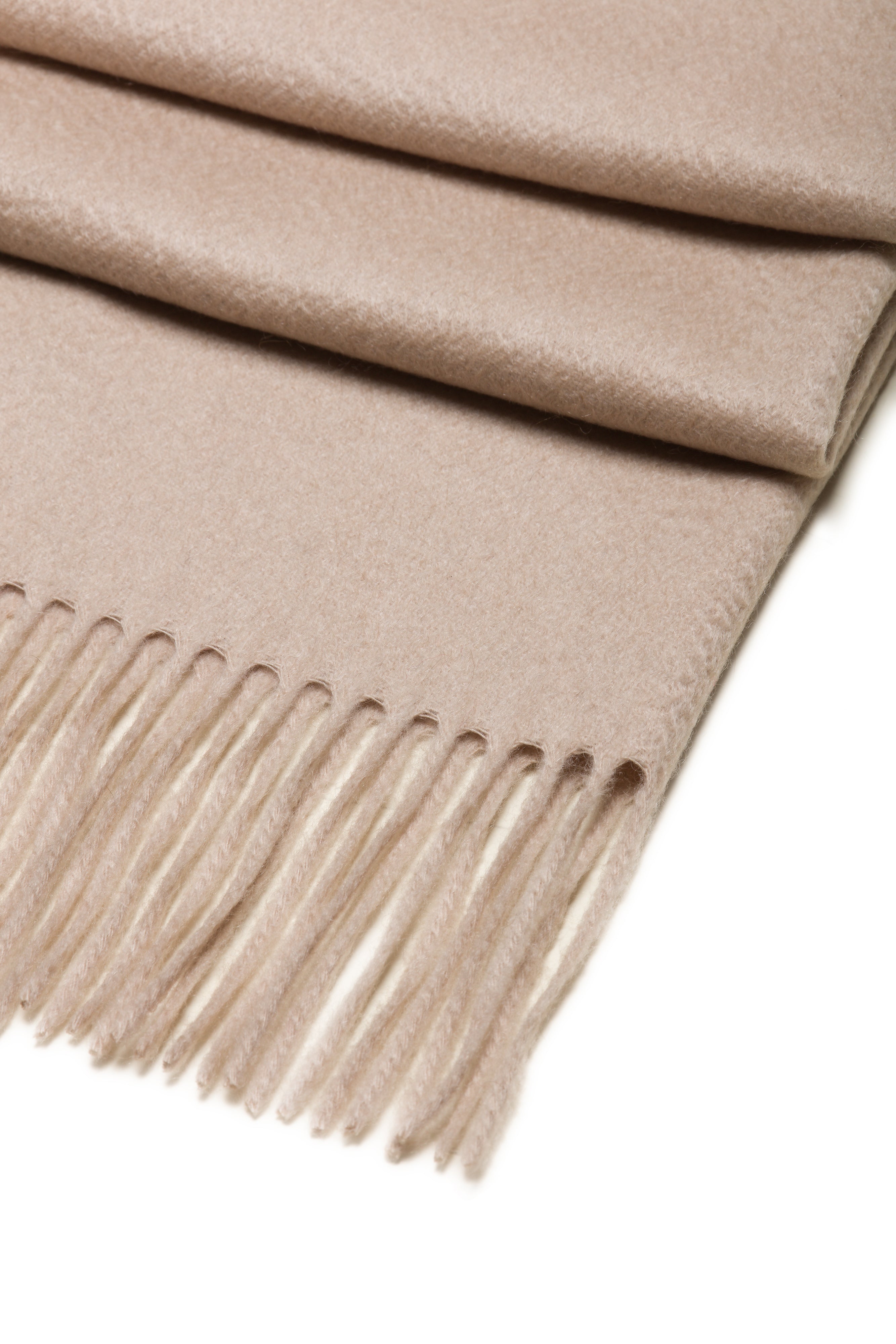 Schal 100% Kaschmir - Hellbeige