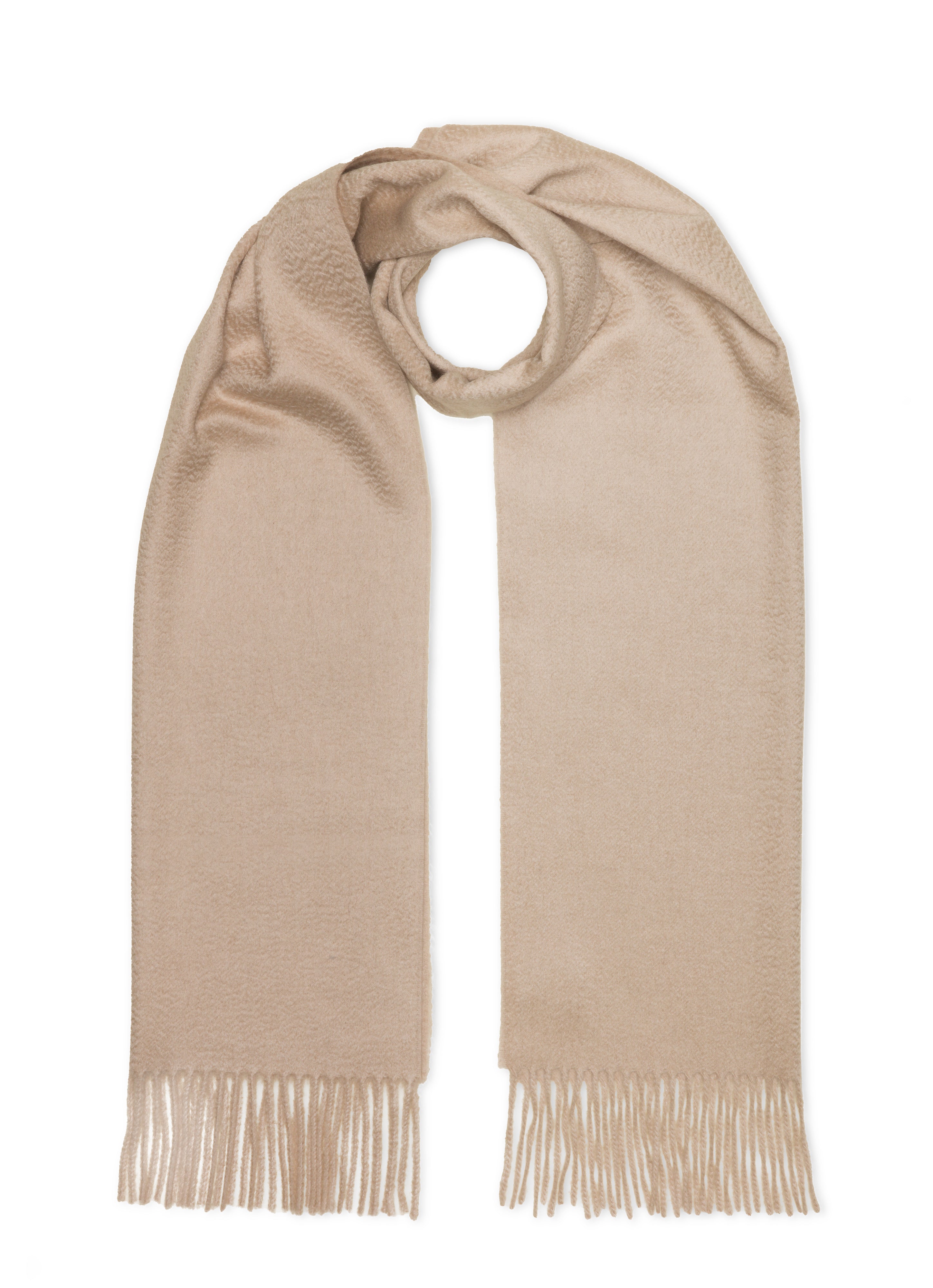 Schal 100% Kaschmir - Hellbeige