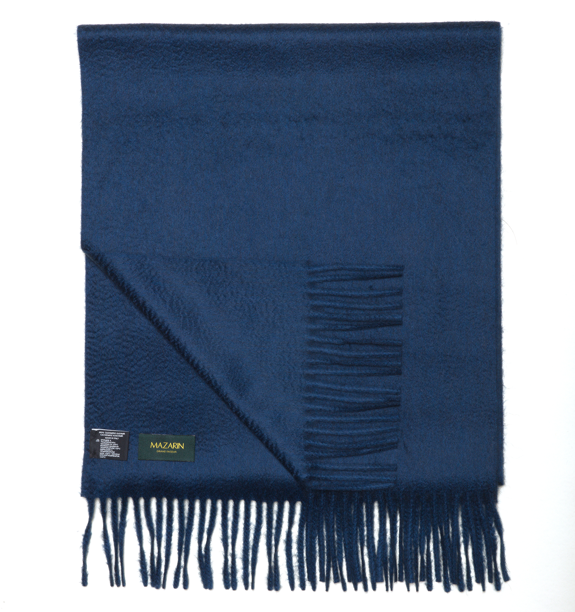 Schal 100% Kaschmir - Denim