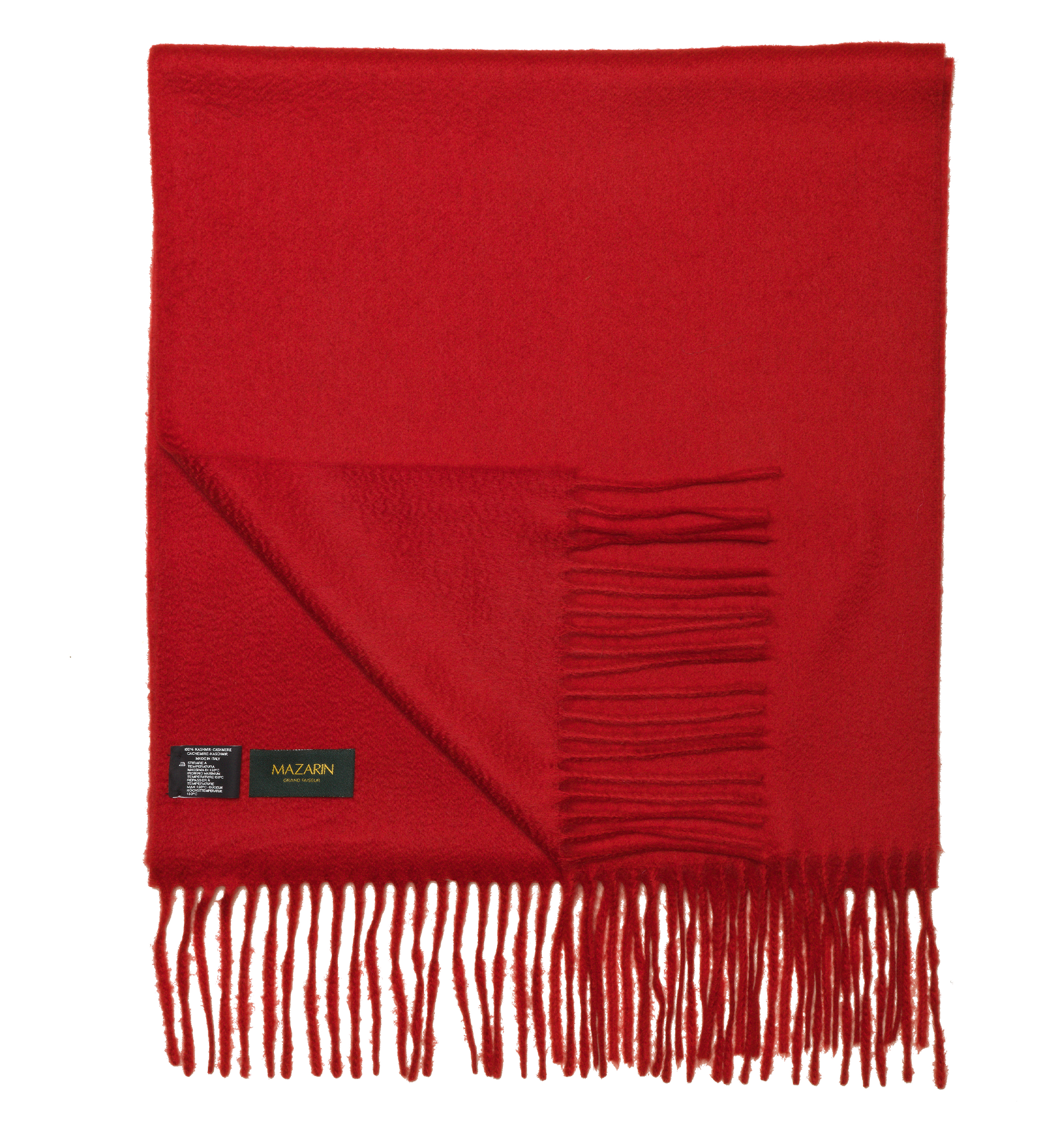 Schal 100% Kaschmir - Rot