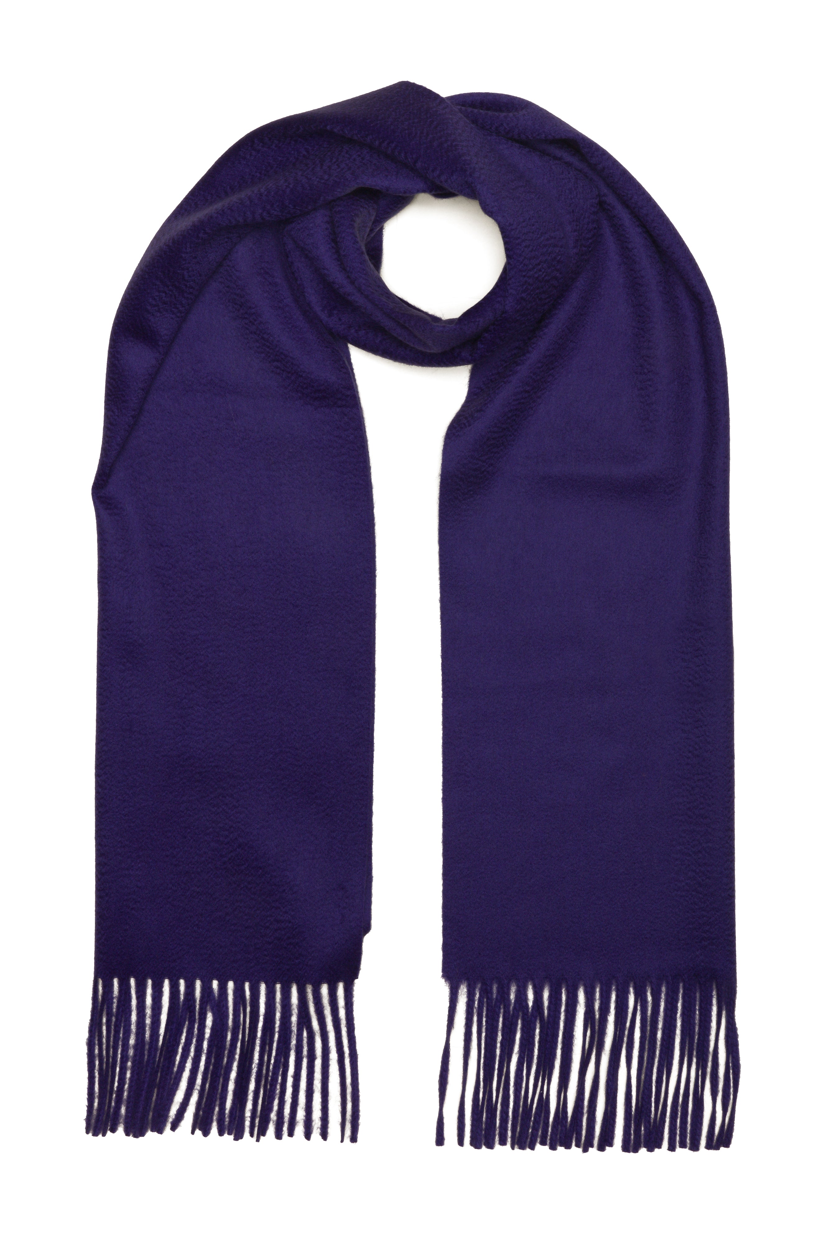 Schal 100% Kaschmir - Violett Intense