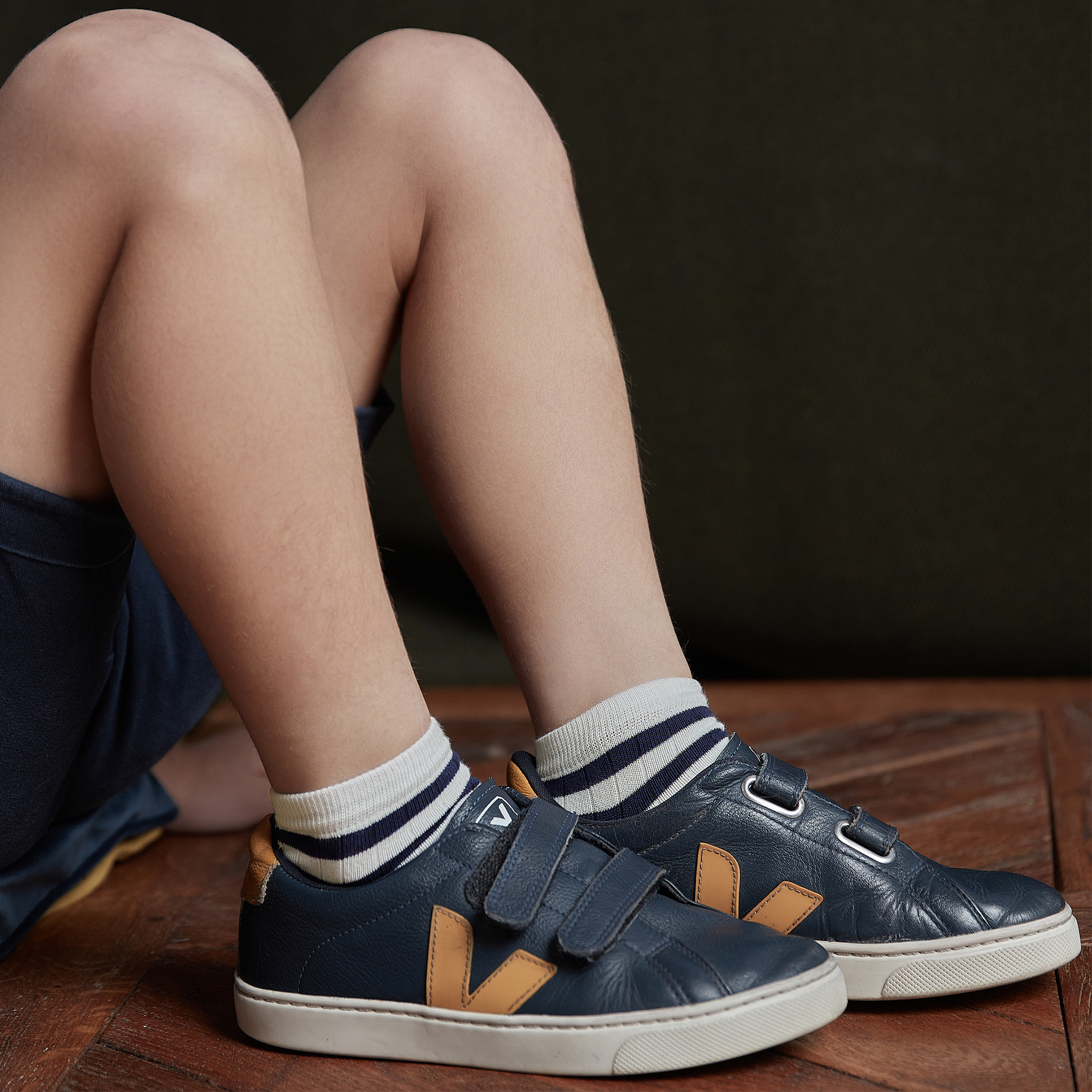 Off-White & Marine - Super-solide Wolle