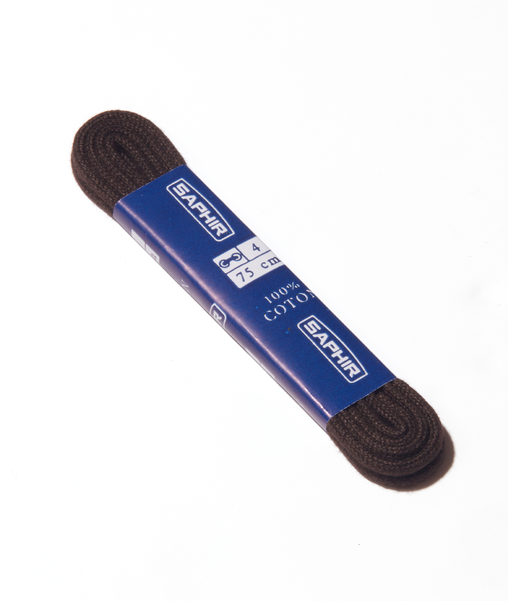 Lacets ronds en coton - Marron foncé