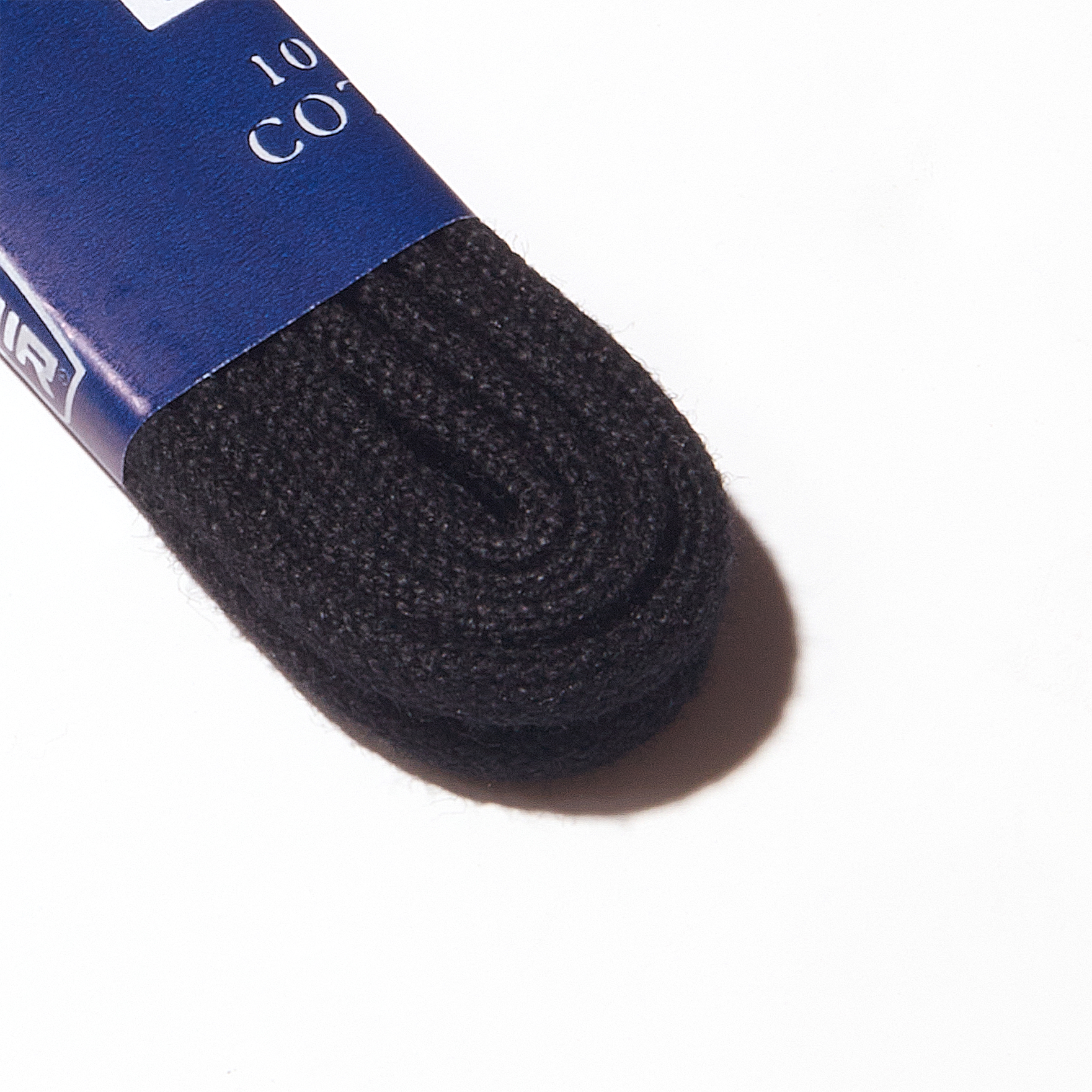 Lacets ronds en coton - Noir