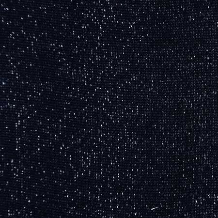 Marineblau Lurex Silber - Fil d'Écosse Baumwolle