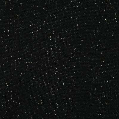 Mi-bas | Noir lurex doré - Fil d'Écosse