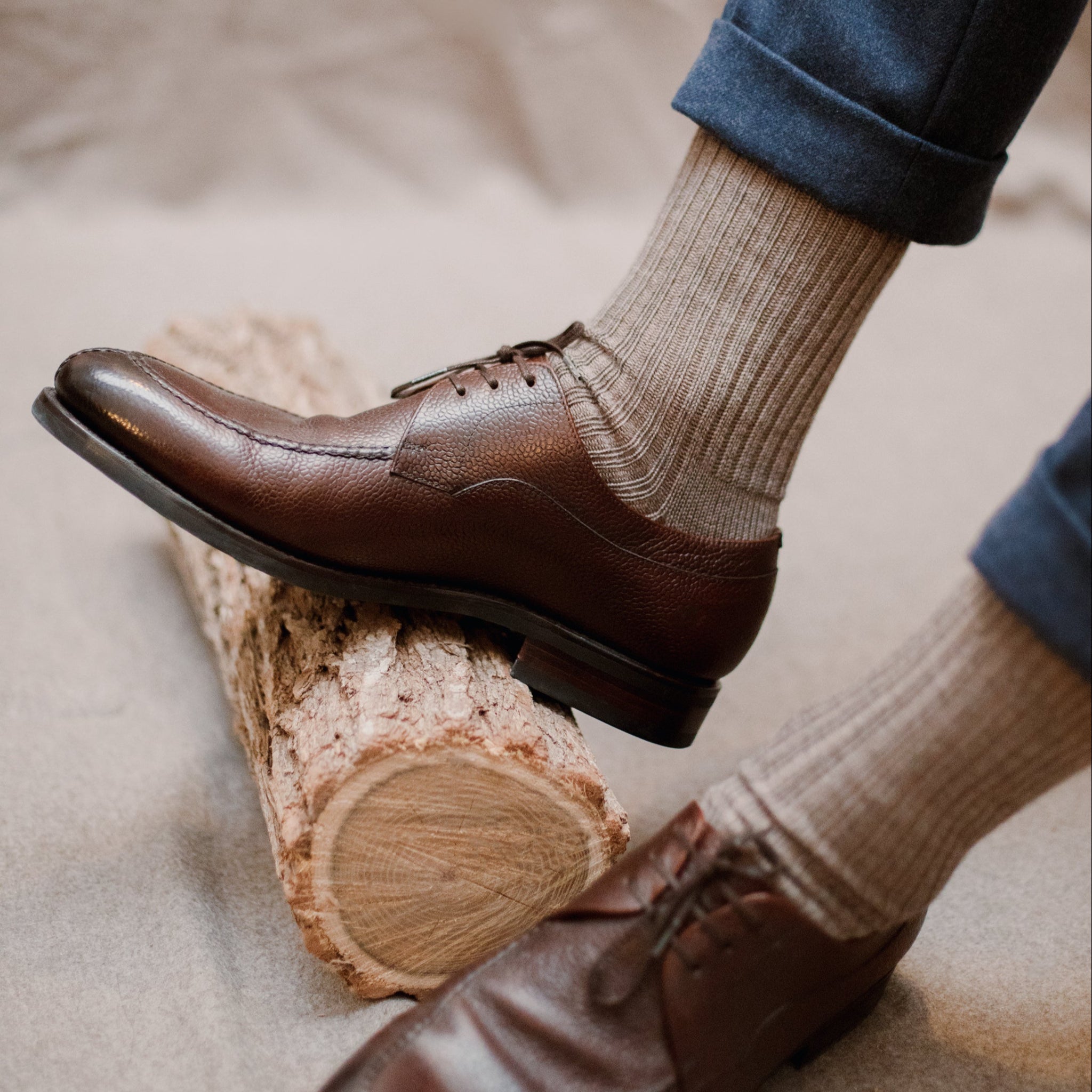 Taupe - Bison-Serie - Wolle