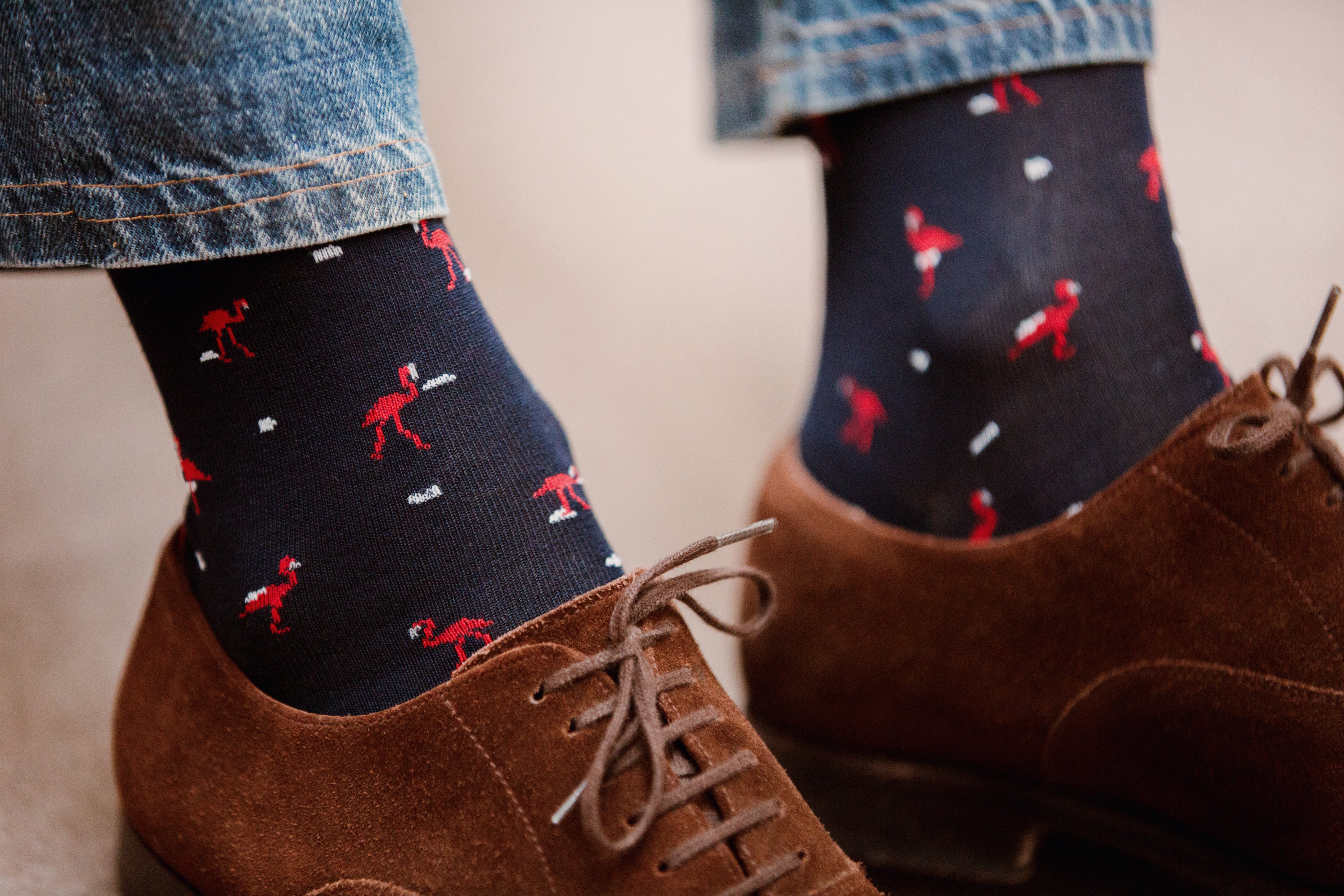 Rote Flamingos